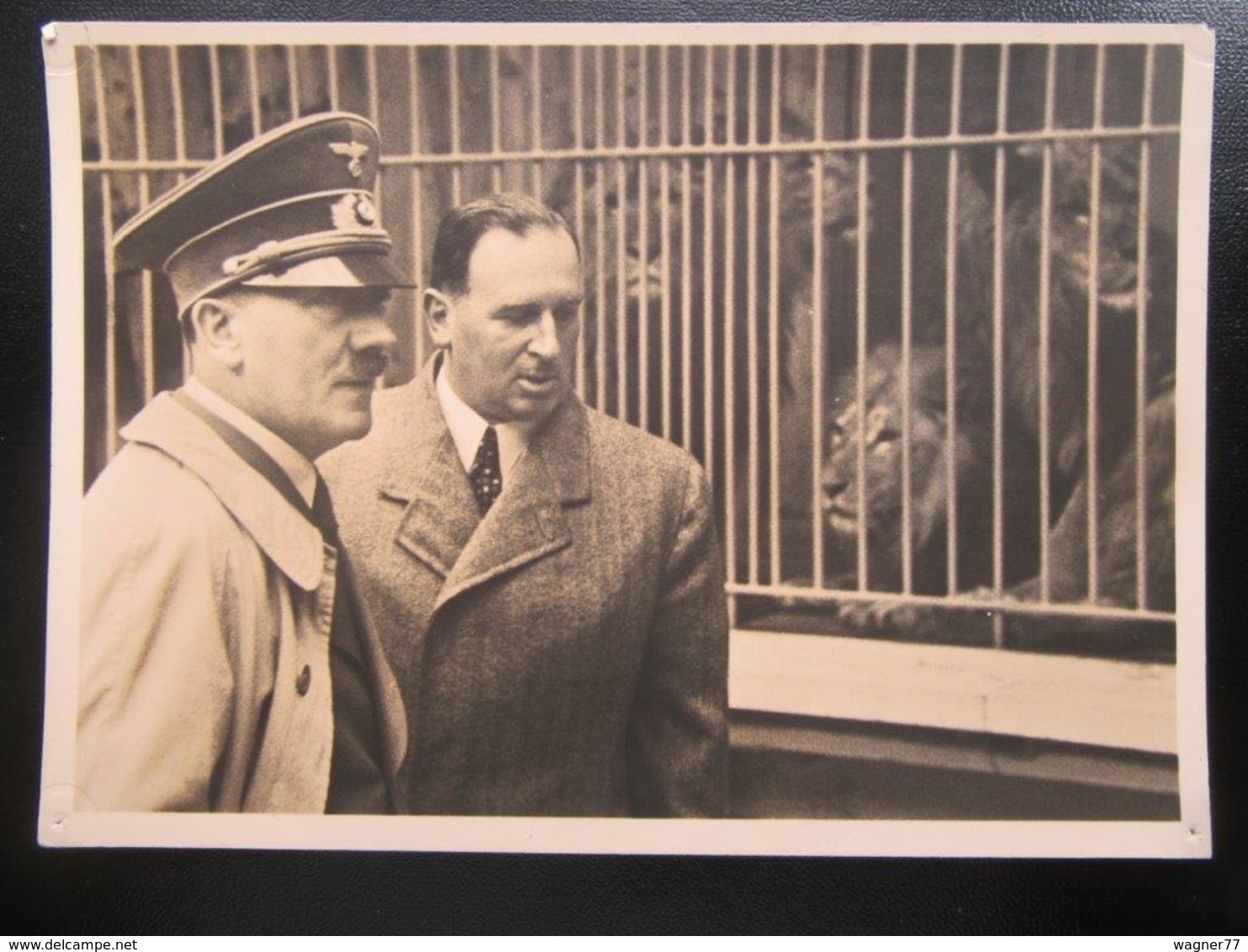 Postkarte Propaganda Hitler - Einriss / Löcher - Erhaltung II - Briefe U. Dokumente