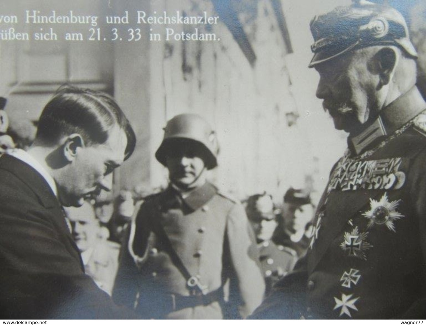 Postkarte Propaganda Hitler Mit Hindenburg 1933 - Briefe U. Dokumente