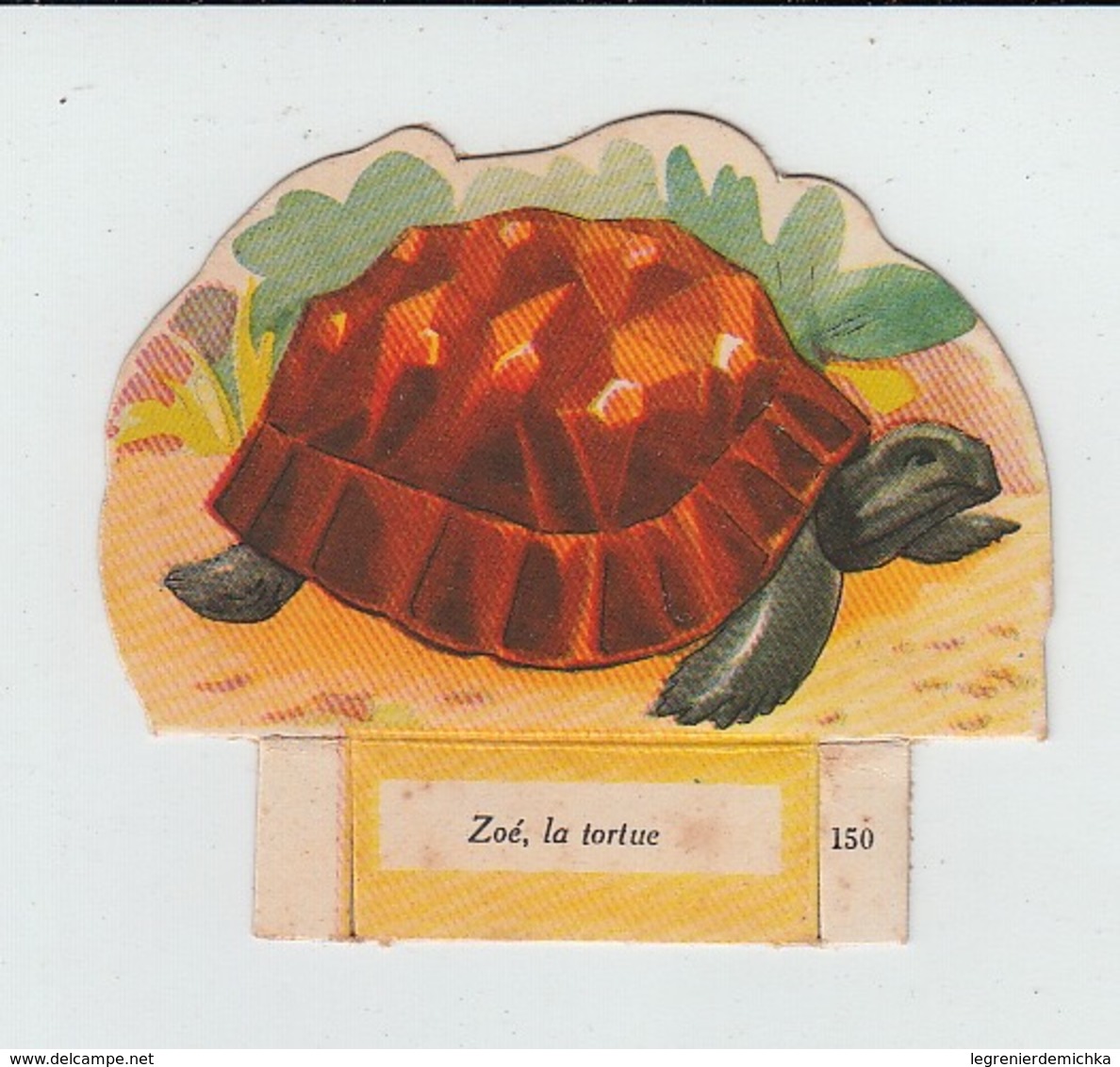 Découpi Image VACHE SERIEUSE PETIT GROSJEAN - N°150 "Zoé, La Tortue" - Autres & Non Classés