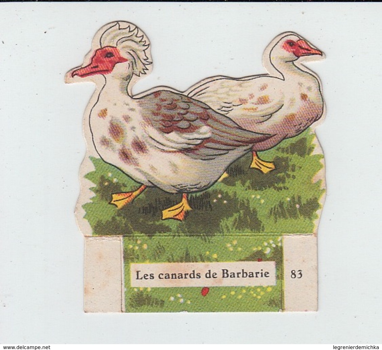 Découpi Image VACHE SERIEUSE PETIT GROSJEAN - N°83 "Les Canards De Barbarie" - Autres & Non Classés