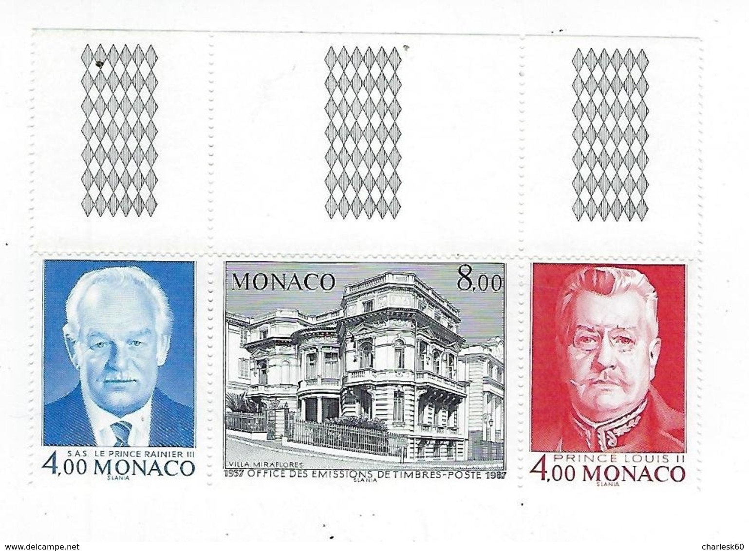 Timbres - Monaco - Bloc - Carnet - Office Des Émissions De Timbres Poste 1987 - Neuf - Blocs