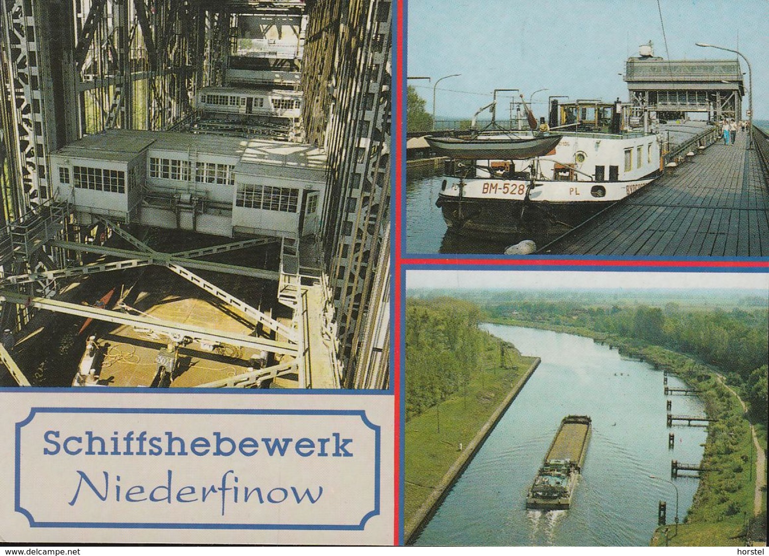 D-16248 Niederfinow - Schiffshebewerk - Lastkahn - Eberswalde