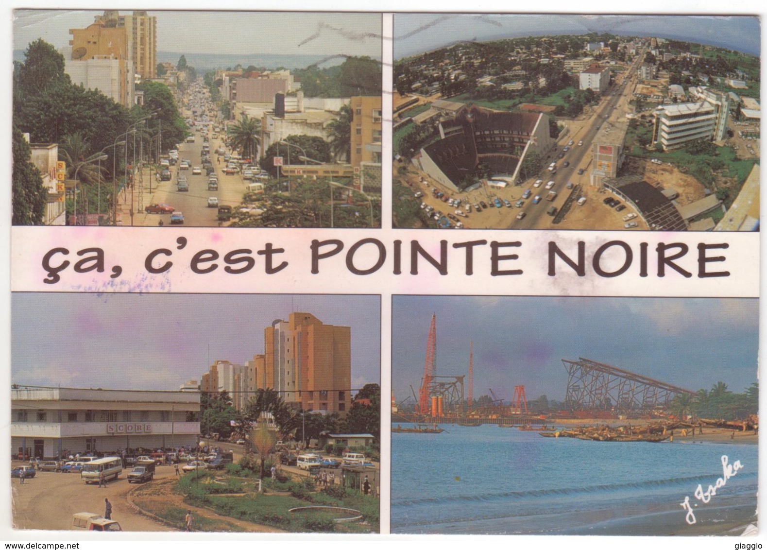 °°° 13969 - CONGO - POINTE NOIRE VIEWS - 1996 With Stamps °°° - Pointe-Noire