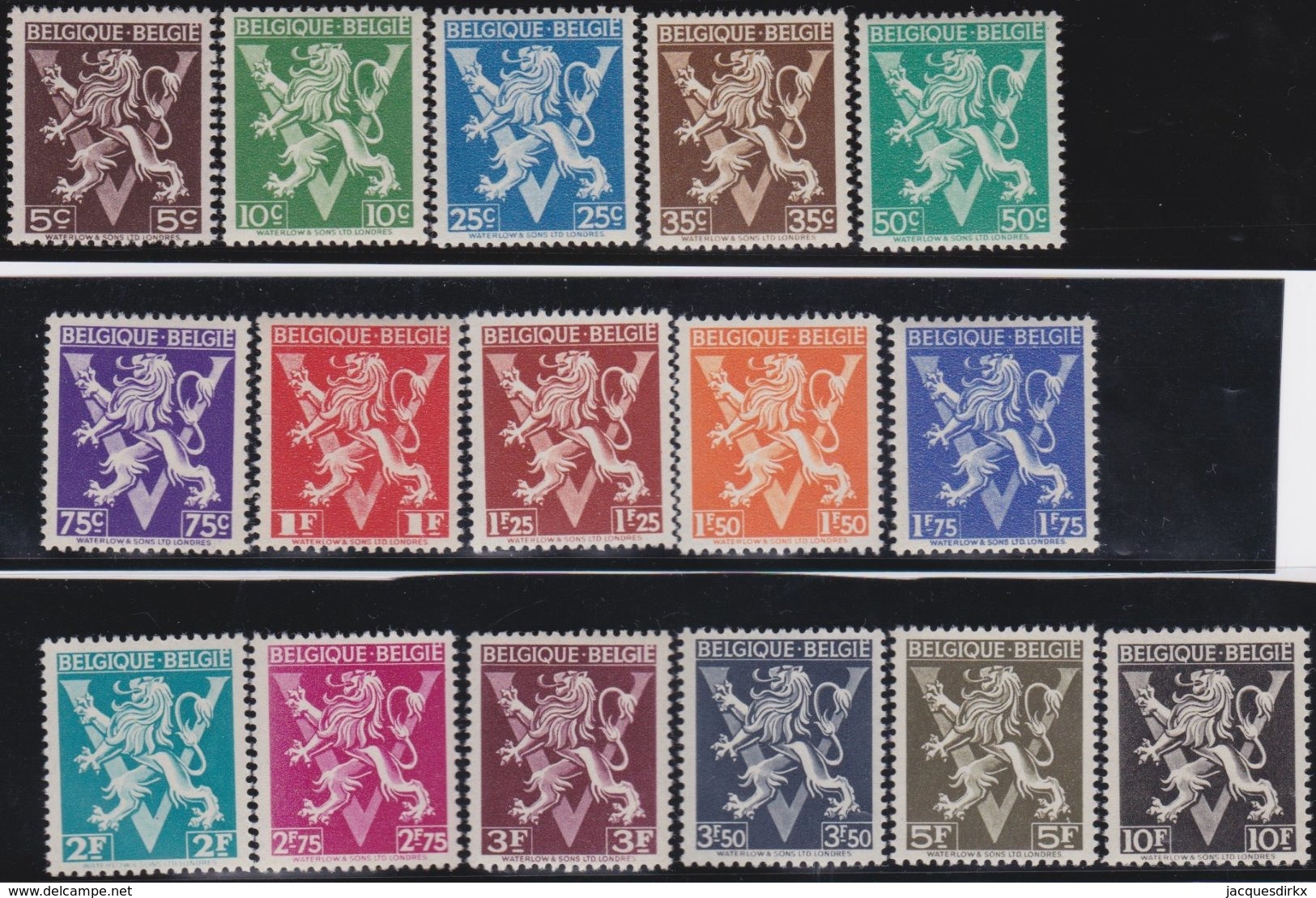 Belgie    .    OBP   .   674/689  .    **  .    Postfris ZONDER  Charnier    .  / .  Neuf SANS  Charniere - Nuevos