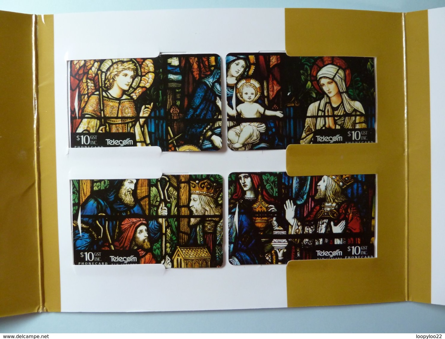 New Zealand - GPT - Stained Glass Windows - Phonecard & Stamp - Limited Edition 3000ex & Certificate - Mint In Folder - Nuova Zelanda
