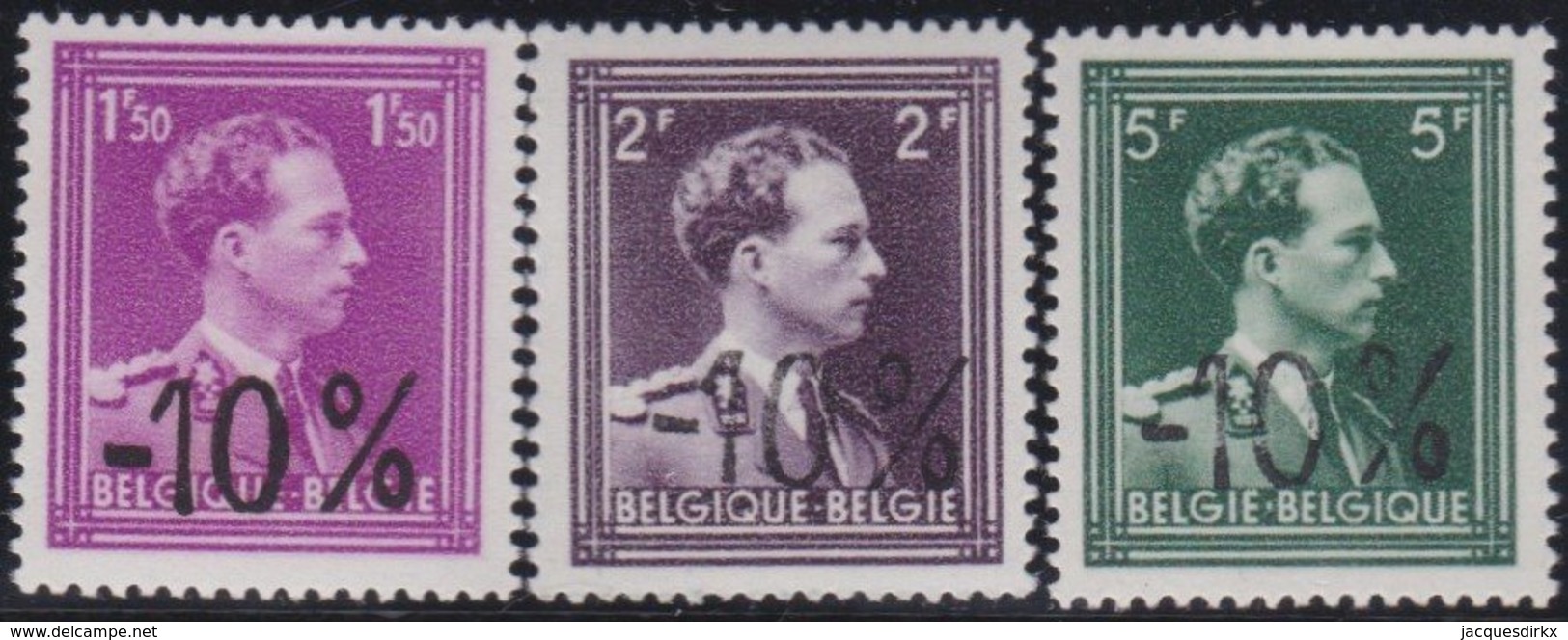 Belgie    .    OBP   .    724  B/D/F    .    **  .    Postfris ZONDER  Charnier    .  / .  Neuf SANS  Charniere - Neufs