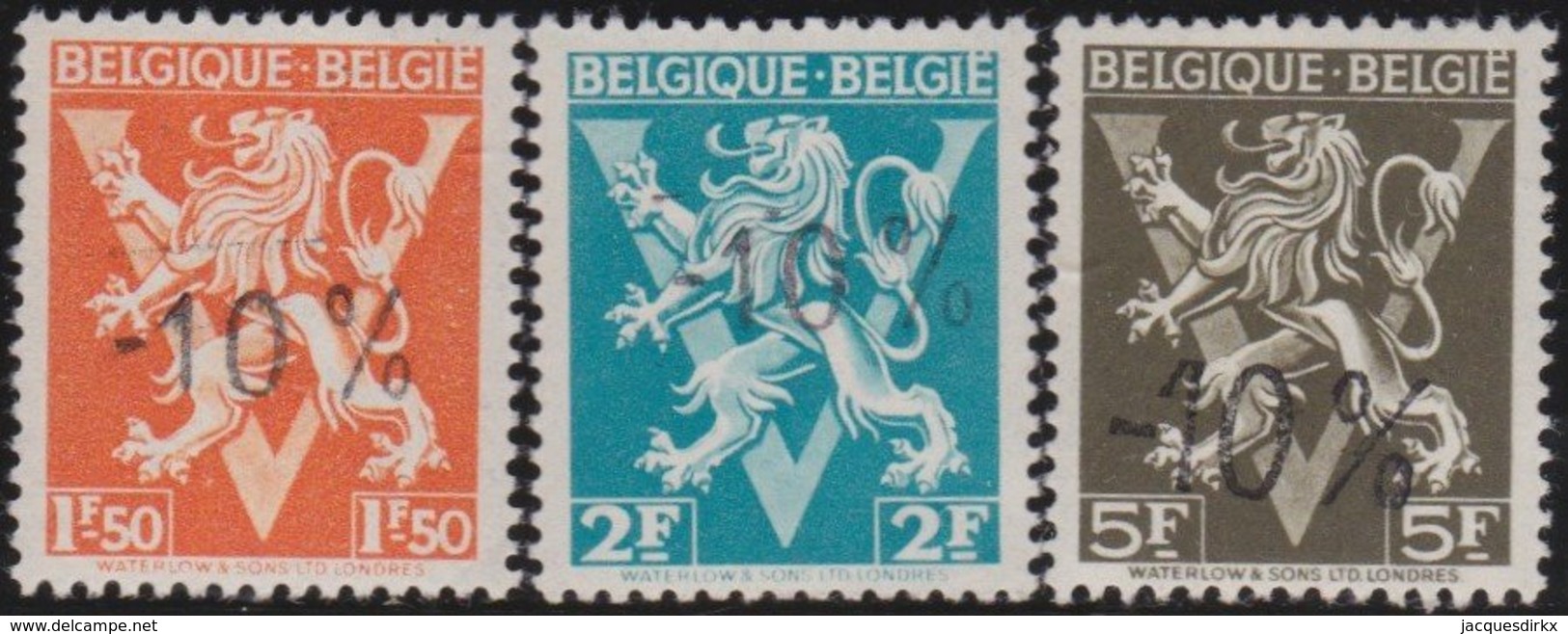 Belgie    .    OBP   .    724  G/H/I    .    **  .    Postfris ZONDER  Charnier    .  / .  Neuf SANS  Charniere - Neufs