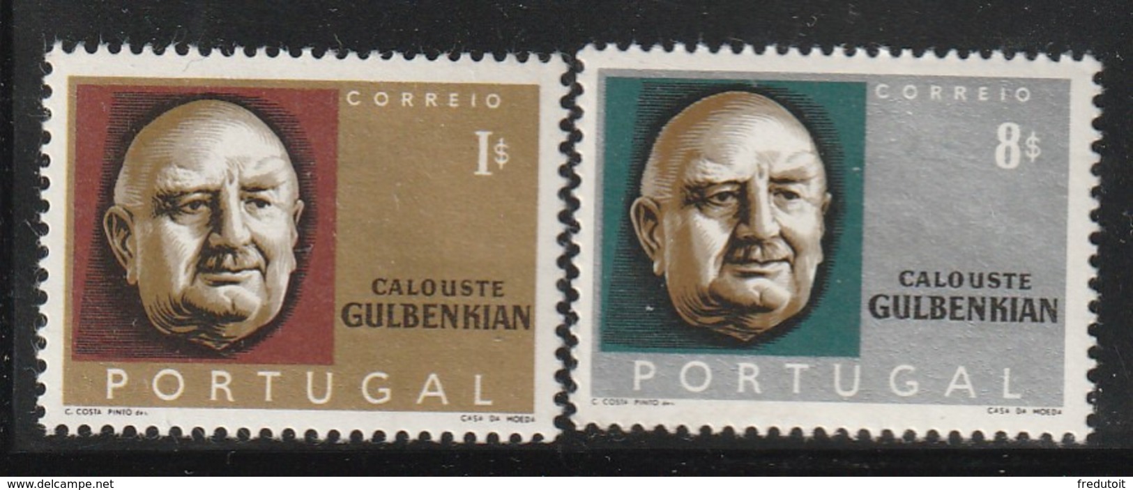 PORTUGAL - N°966/7 ** (1965) Calouste Sarkis Gulbenkian - Neufs