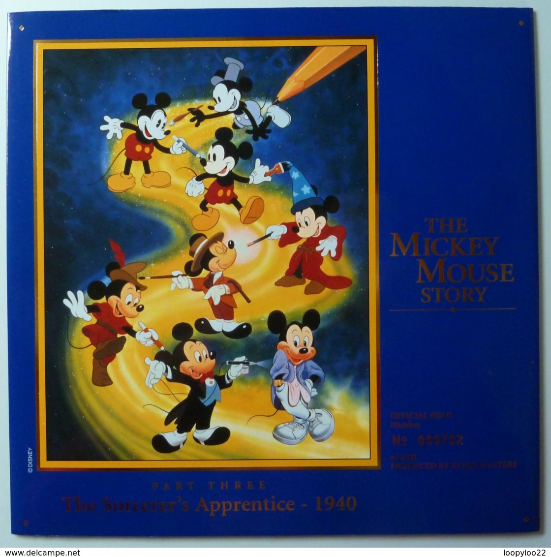 New Zealand - GPT - Mickey Mouse Story Part 3 - Sorcerer's Apprentice - NZ-D-60 To 63 - Mint In Folder - New Zealand