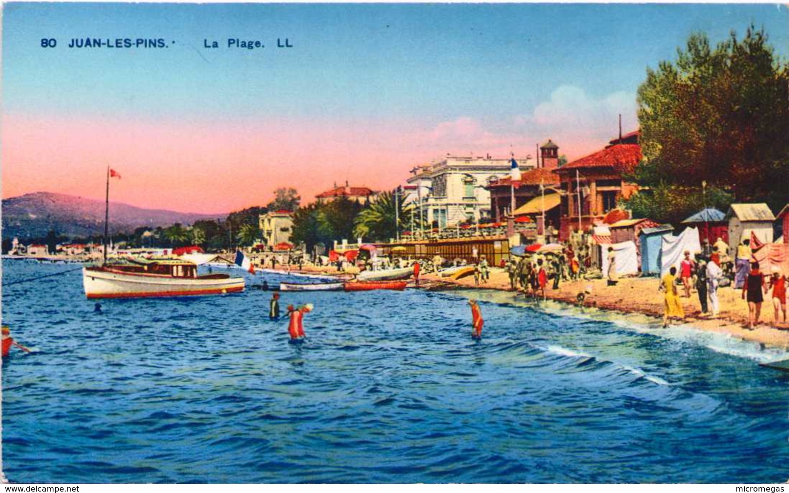 06 - JUAN-les-PINS - La Plage - Juan-les-Pins