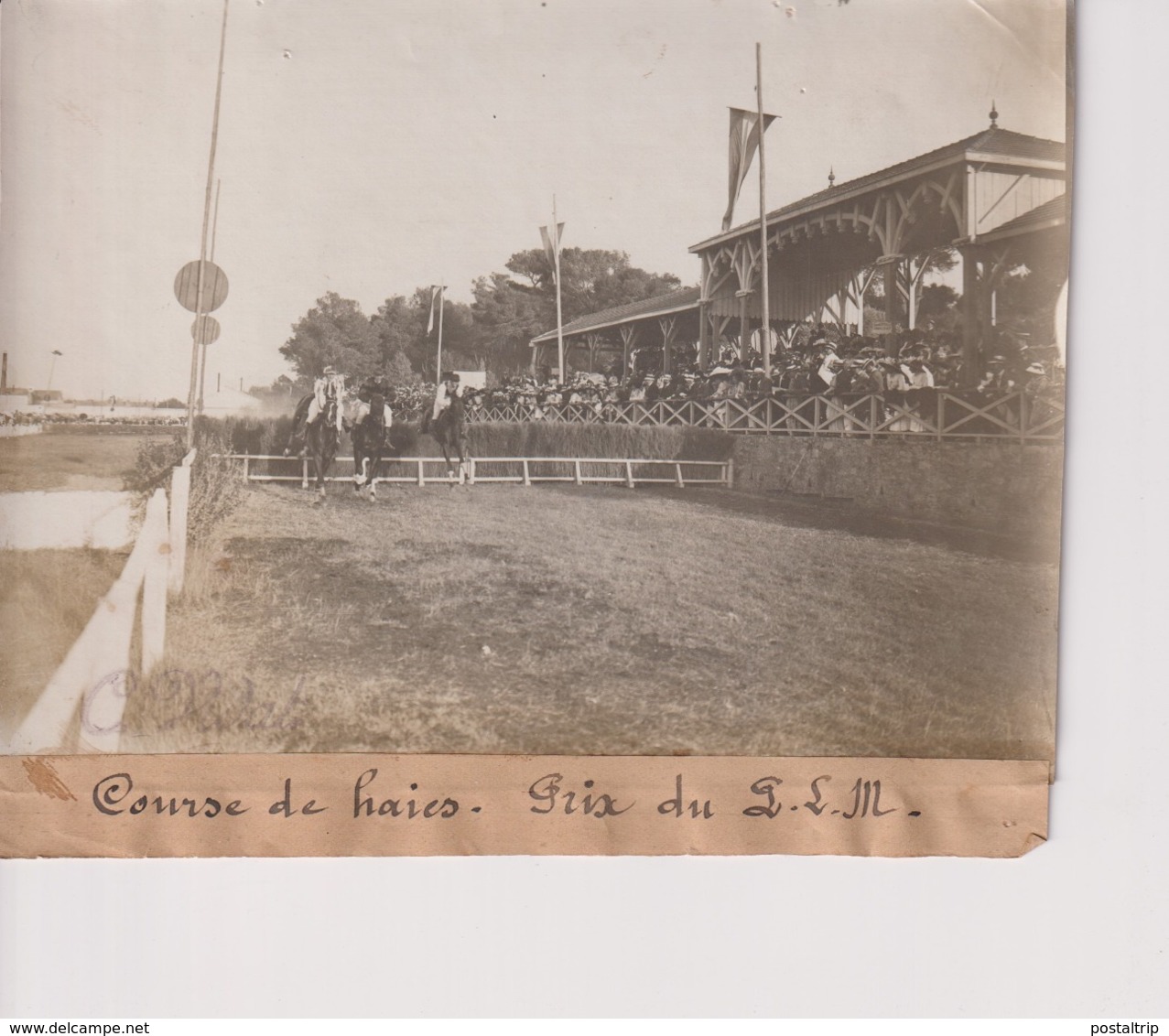 COURSE DE HAIES  PRIX DU  PGM 18*13CM Maurice-Louis BRANGER PARÍS (1874-1950) - Deportes