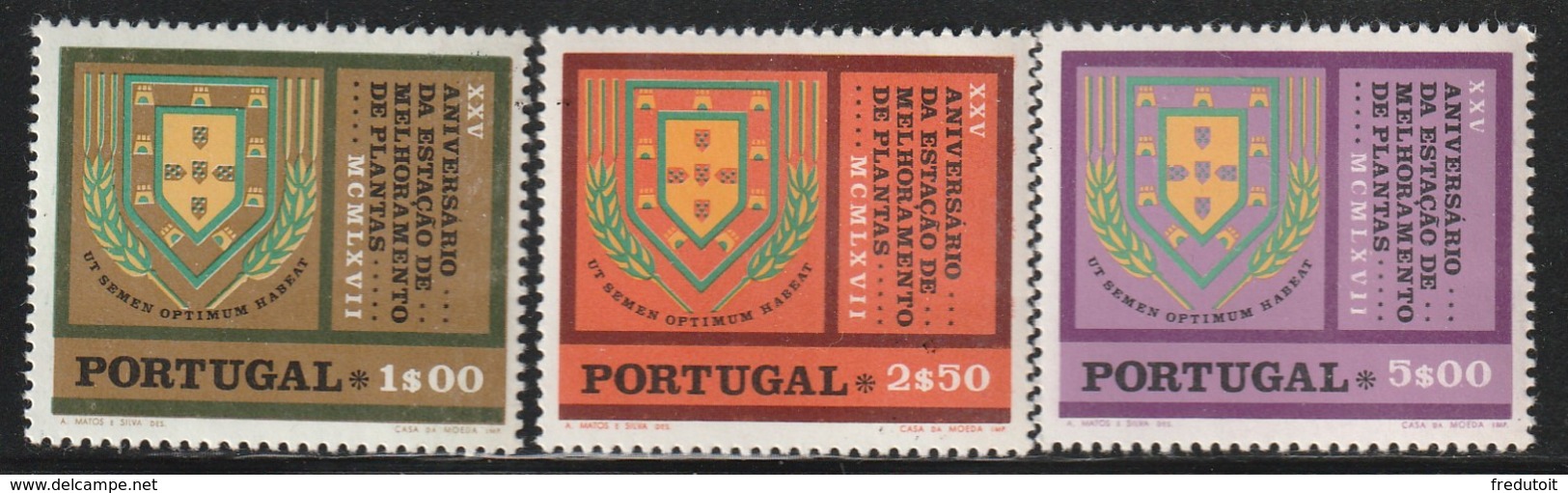 PORTUGAL - N°1083/5 ** (1970) - Ungebraucht