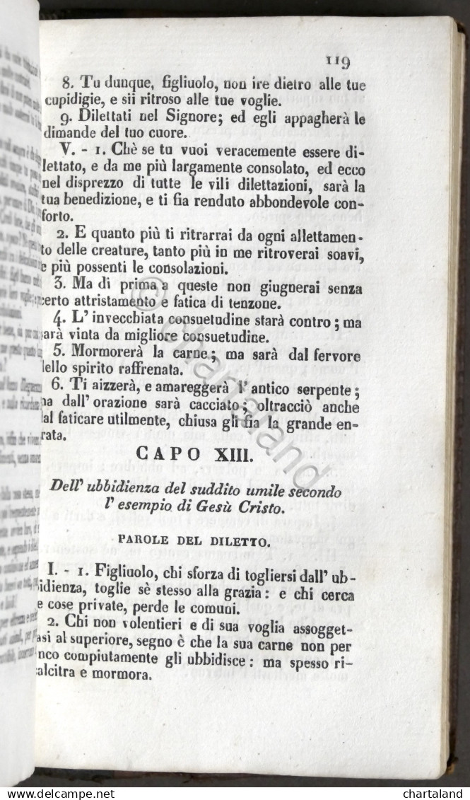 Giovanni Gersen - Della Imitazione Di Cristo - Libri Quattro - Ed. 1850 - Non Classificati