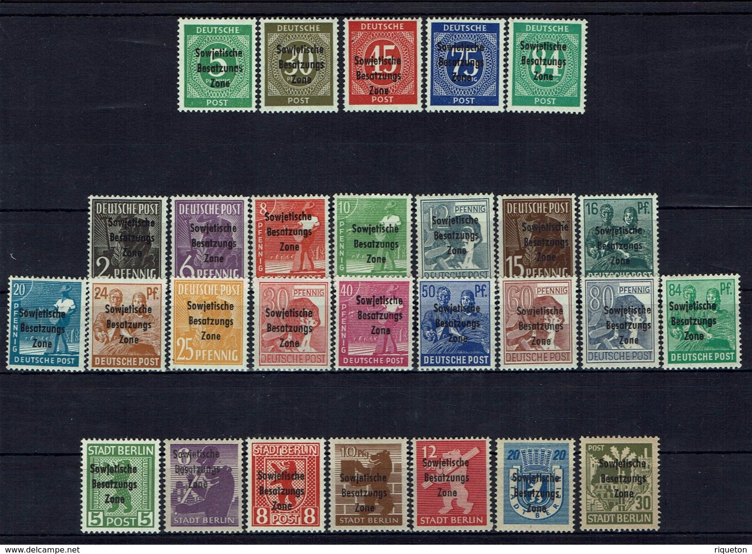 Allemagne - 1948 - N° 3 à 7 + 8 à 23 + 24 à 30 - Neufs Sans Charnières - XX - MNH - TB - - Autres & Non Classés