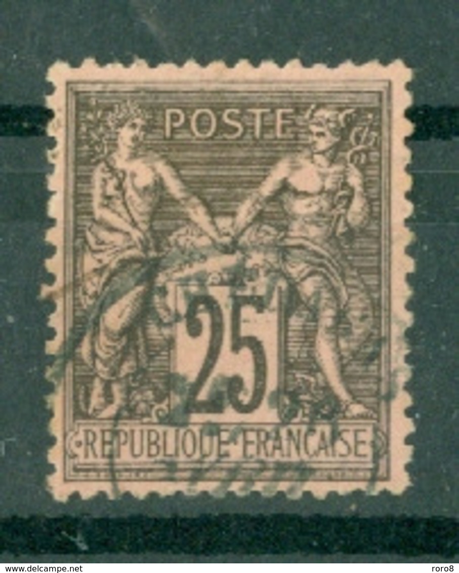 FRANCE - CAD CHERAGAS Cachet 18 (CATALOGUE MATHIEU) BUREAU D'ALGER N° 97 - 1898-1900 Sage (Type III)