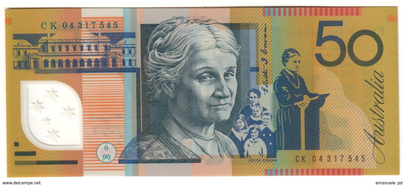 Australia 50 Dollars 2004 UNC .PL. - 2005-... (polymeerbiljetten)