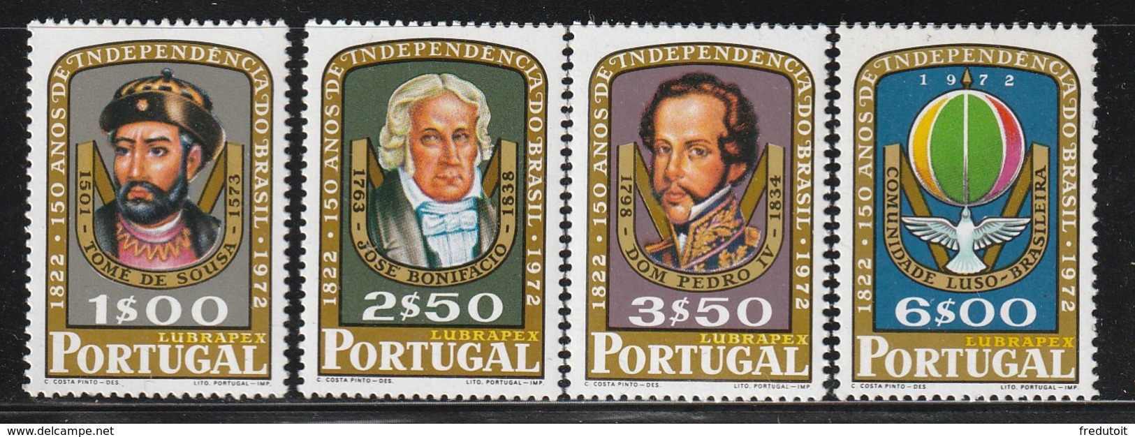 PORTUGAL - N°1165/8 ** (1972) - Ungebraucht