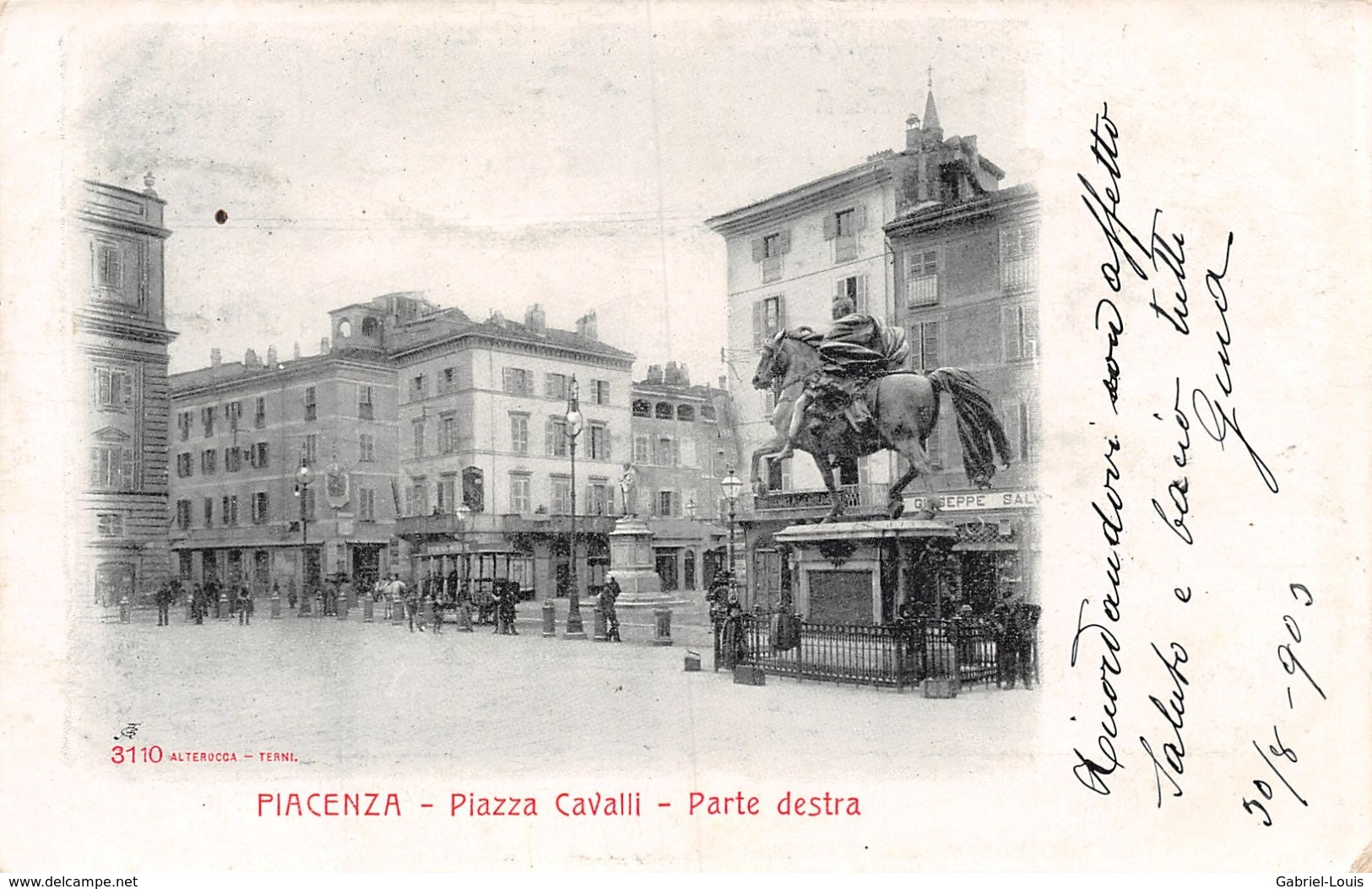 Piacenza Piazza Cavalli Parte Destra - Piacenza