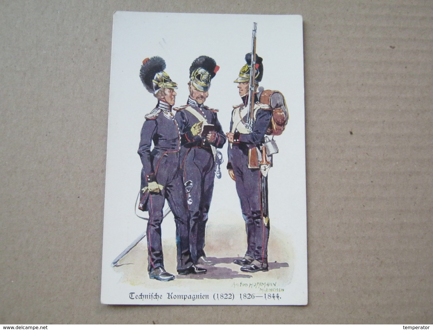 Technische Kompagnien ( 1822 ) 1826 - 1844 - Regiments