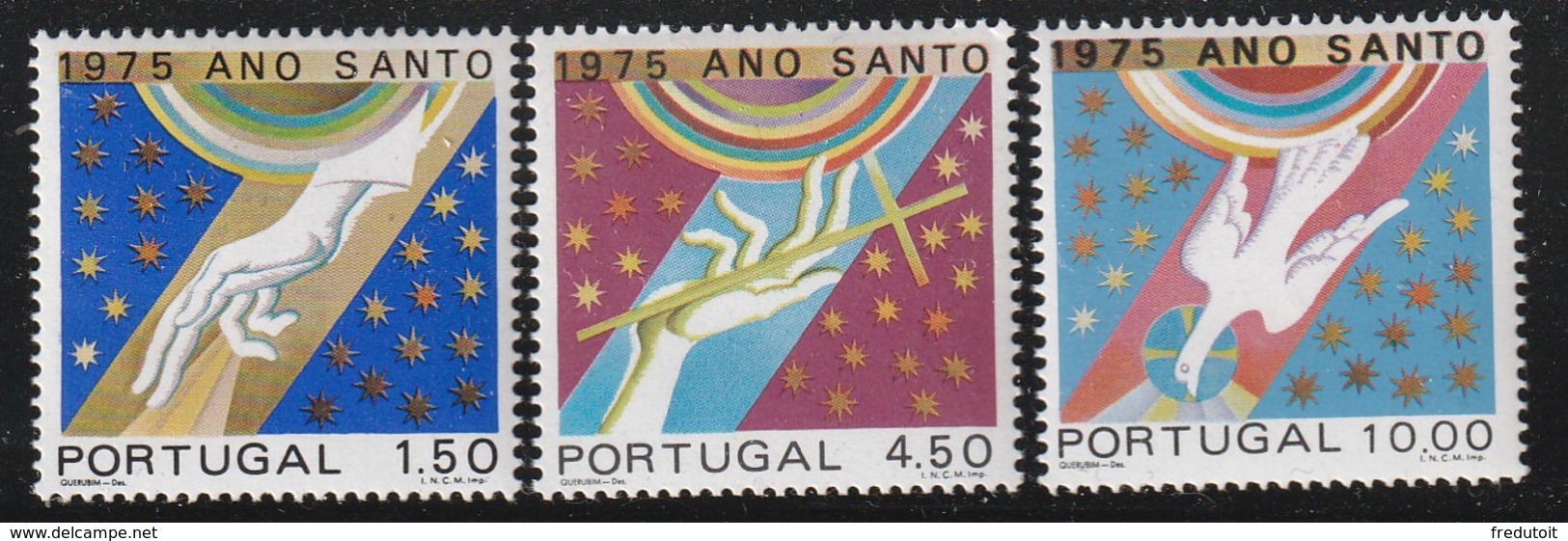 PORTUGAL - N°1258/60 ** (1975) Année Sainte - Ungebraucht