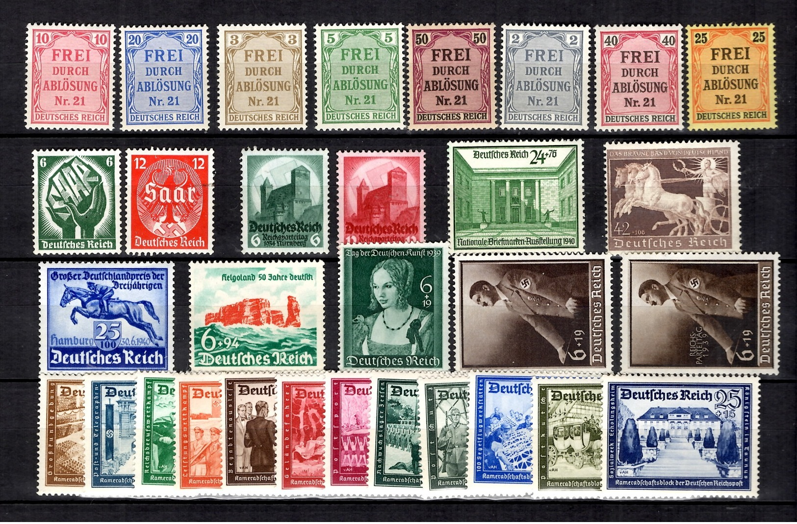 Allemagne/Reich Belle Petite Collection Neufs ** MNH 1903/1940. Bonnes Valeurs. TB. A Saisir! - Collections