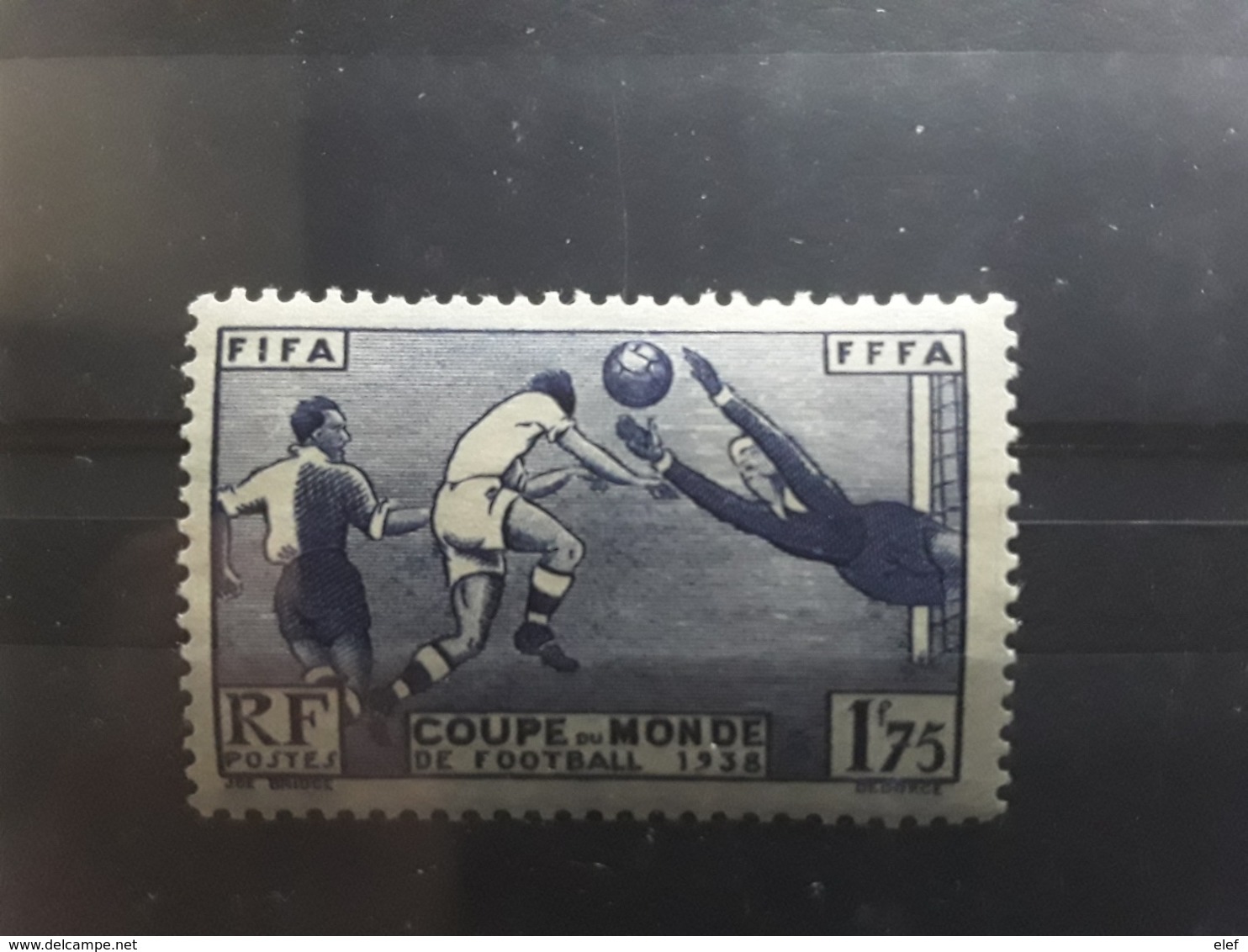France 1938, Coupe Du Monde FOOTBALL  World Cup Yvert No 396, Neuf ** MNH,  TB Cote 35 Euros - 1938 – Francia