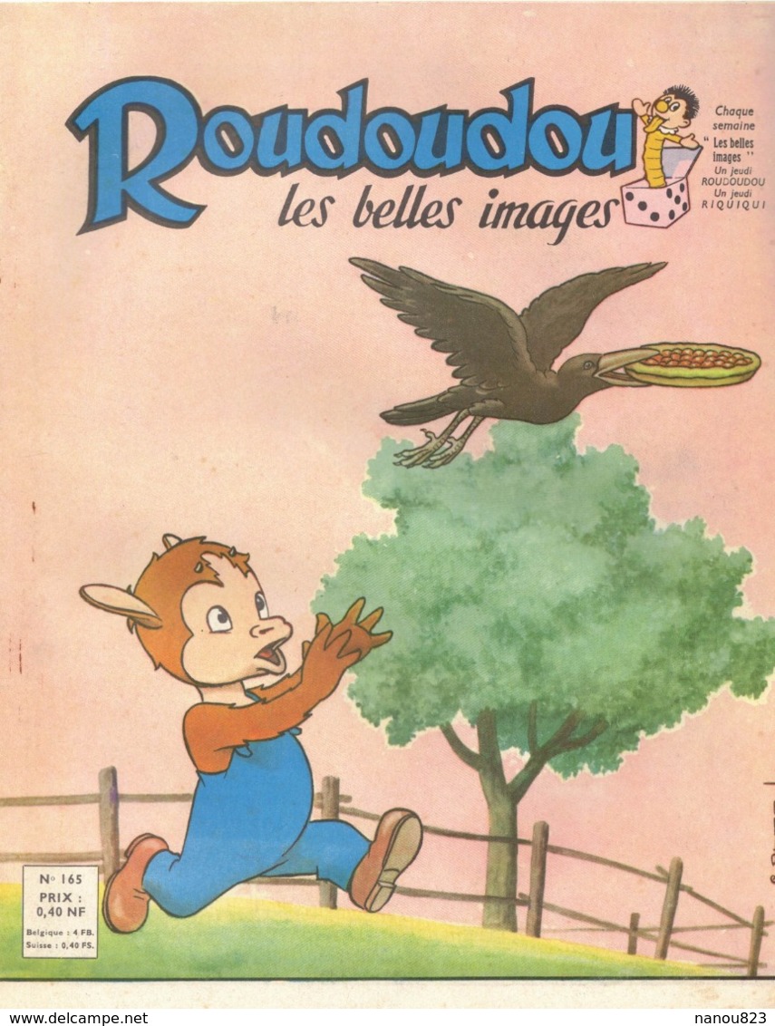 ROUDOUDOU LES PLUS BELLES IMAGES N° 165 JUIN 1962 UN JEUDI ROUDOUDOU UN JEUDI RIQUIQUI LA TARTE CORBEAU - Sonstige & Ohne Zuordnung