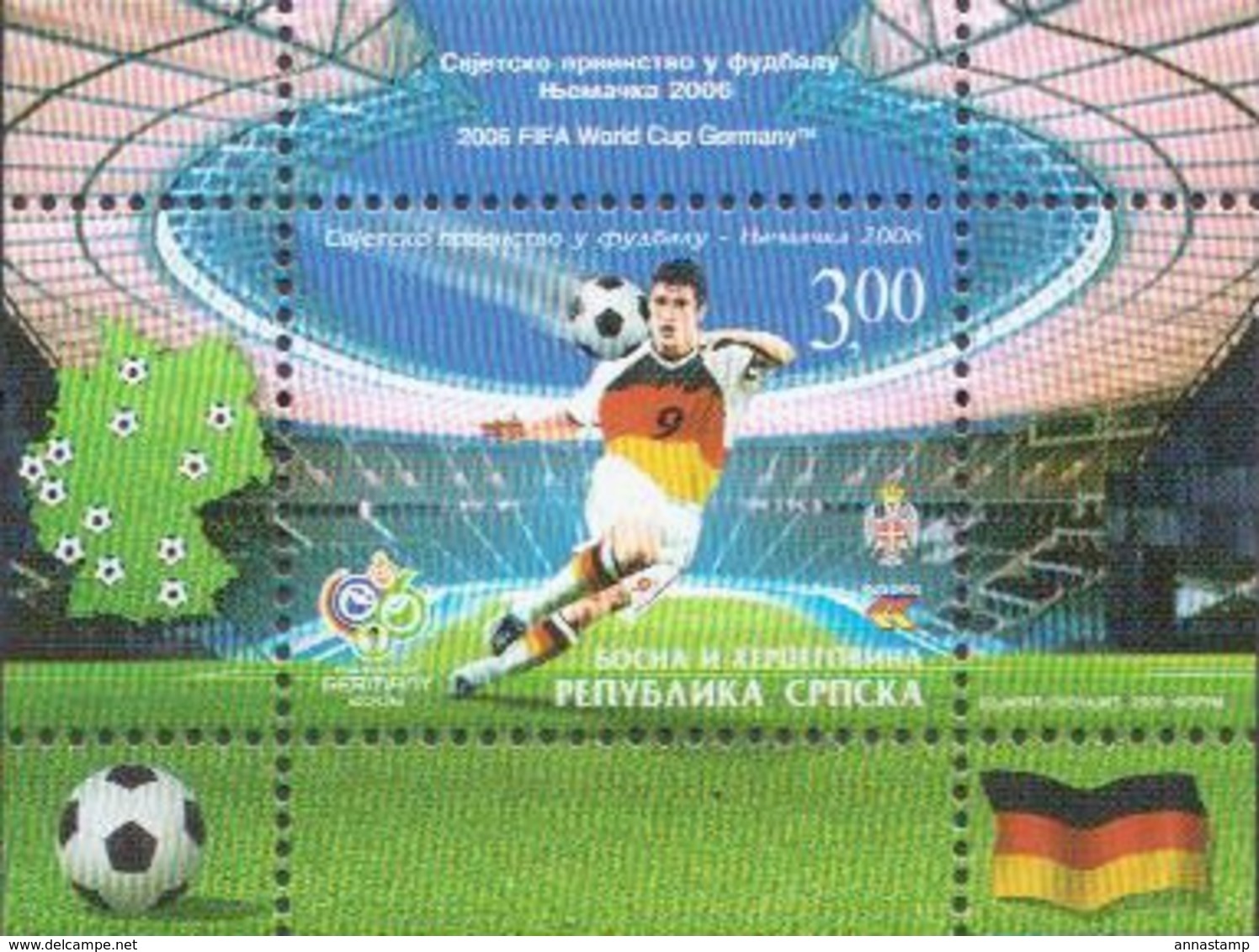 Bosnia MNH SS - 2006 – Germany