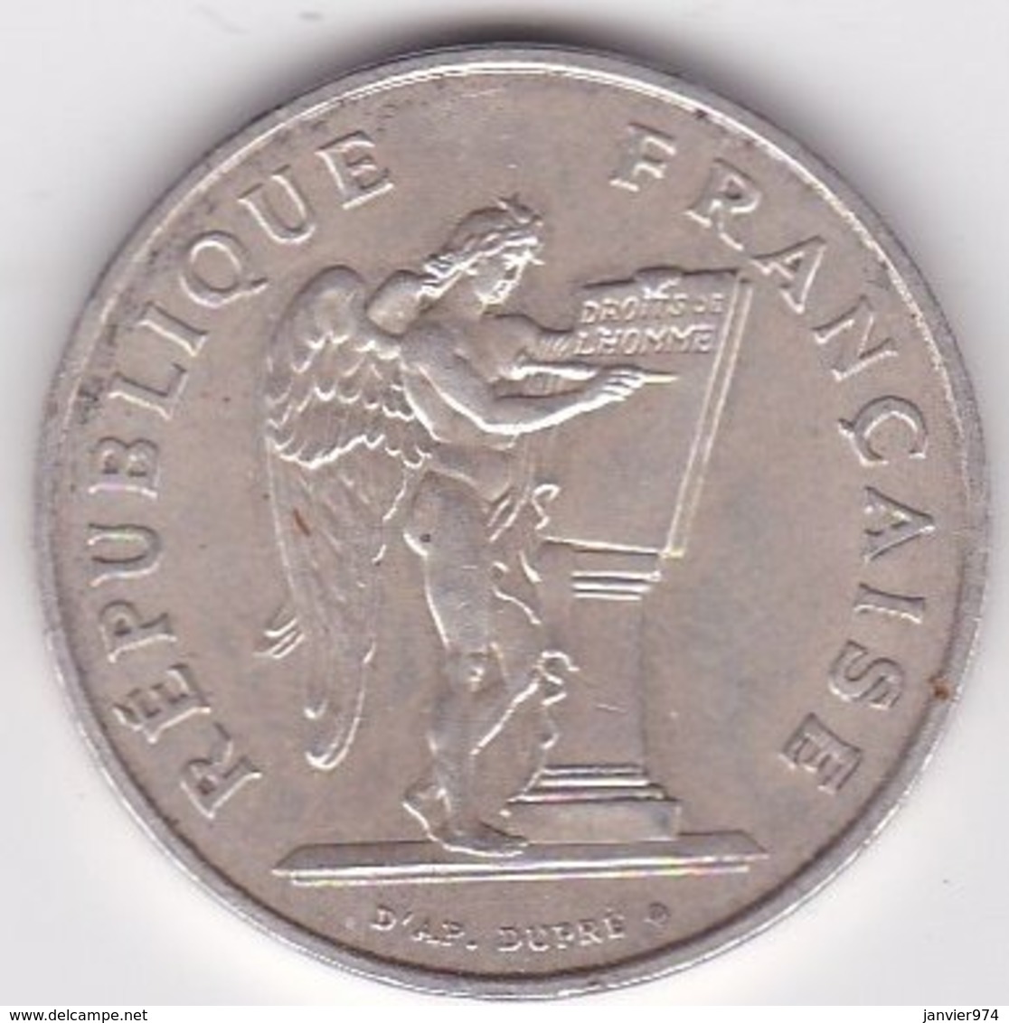 100 Francs Droits De L'Homme 1989. Argent - Autres & Non Classés