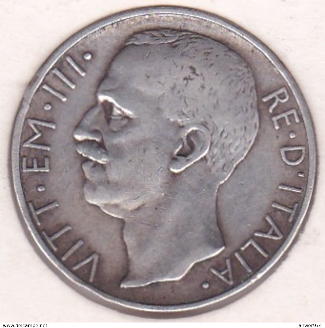 ITALIE. 10 Lire Biga 1927 R (Rome), 2 Rosette. Vittorio Emanuele III, En Argent - 1900-1946 : Vittorio Emanuele III & Umberto II