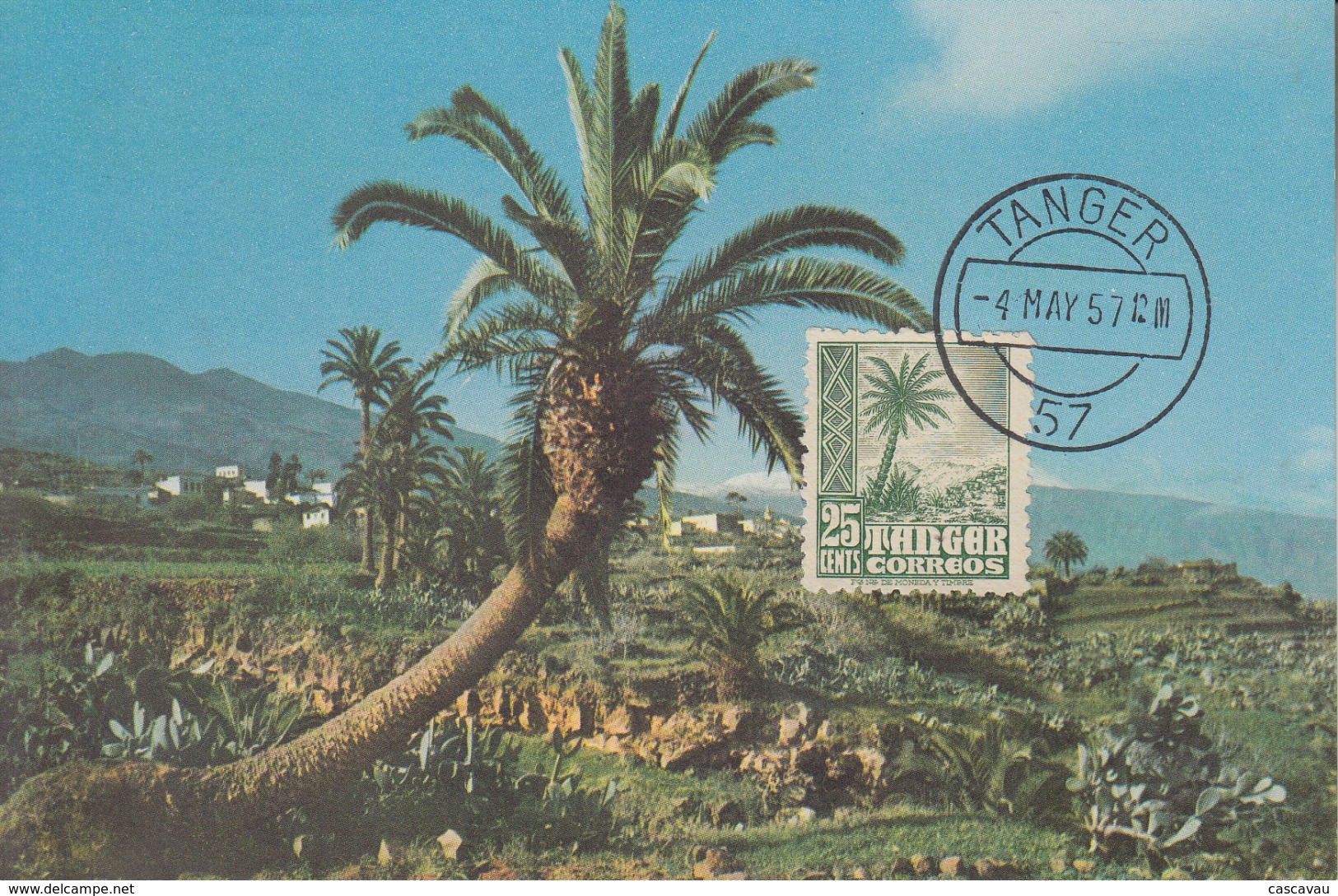 Carte  Maximum  MAROC  ESPAGNOL   TANGER  1957 - Spanisch-Marokko