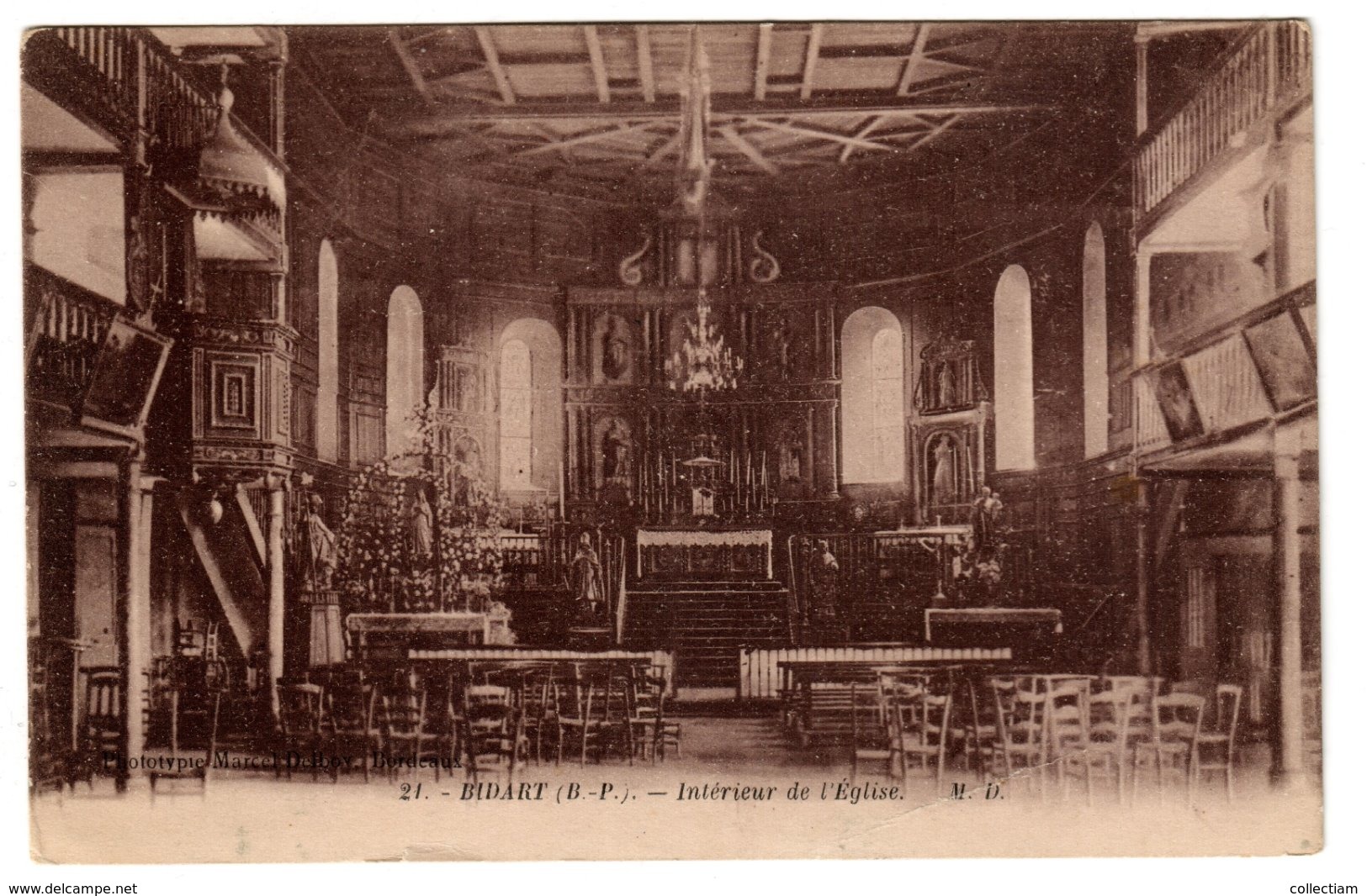 BIDART - Intérieur De L'Eglise - Bidart