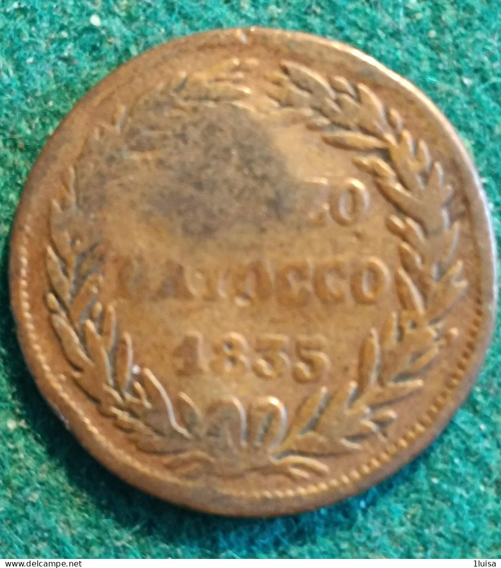 1/2 Baiocco 1835 - Vaticano