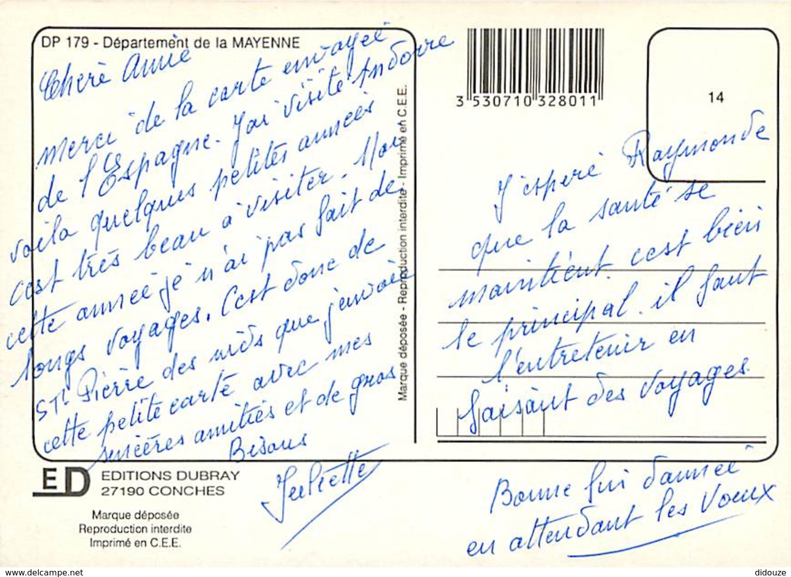 53 - Département De La Mayenne - Multivues - Carte Géographique - Blasons - Voir Scans Recto-Verso - Autres & Non Classés