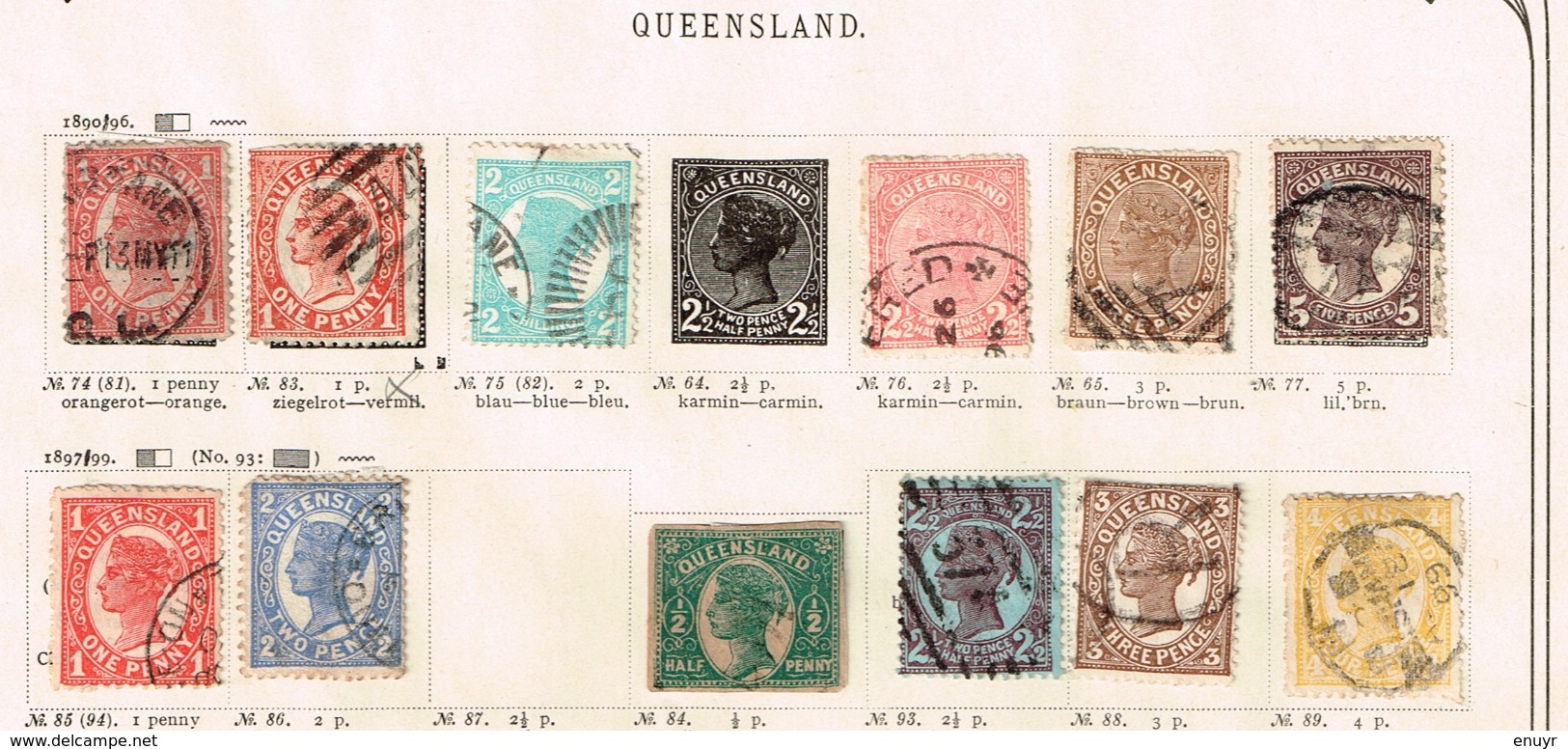 Queensland Ancienne Collection. Old Collection,  Altsammlung. Oude Verzameling - Collections (sans Albums)