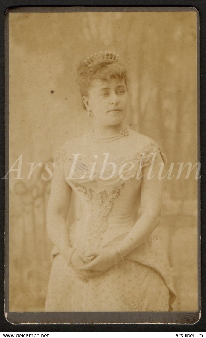 Photo-carte De Visite / CDV / Actrice / Actress / Blanche Pierson / Actrice Française / Photographer / 2 Scans - Old (before 1900)