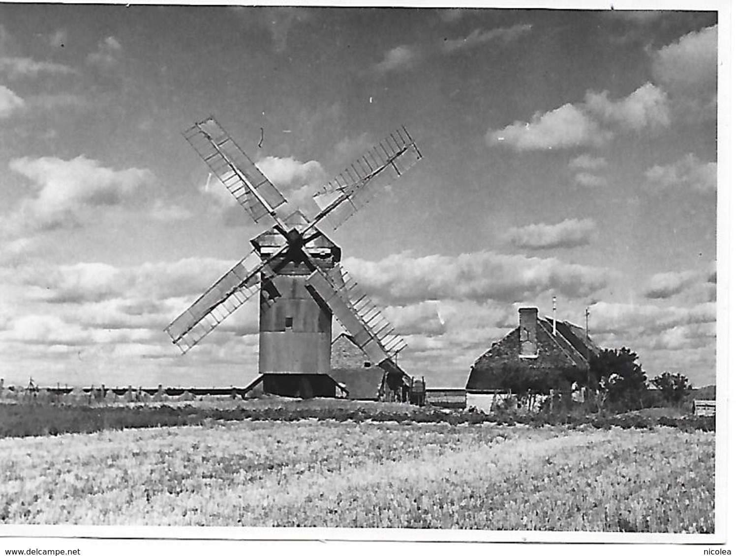 28 - NEUVY EN DUNOIS - LE MOULIN DE JONVILLE - RARE PHOTO ORIGINALE PHOTOGRAPHE AMATEUR EN 1943 - Autres & Non Classés