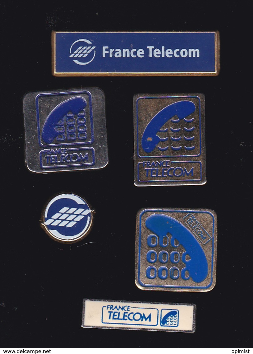 59901-lot De 6  Pin's.. Orange.France Telecom..., - France Telecom