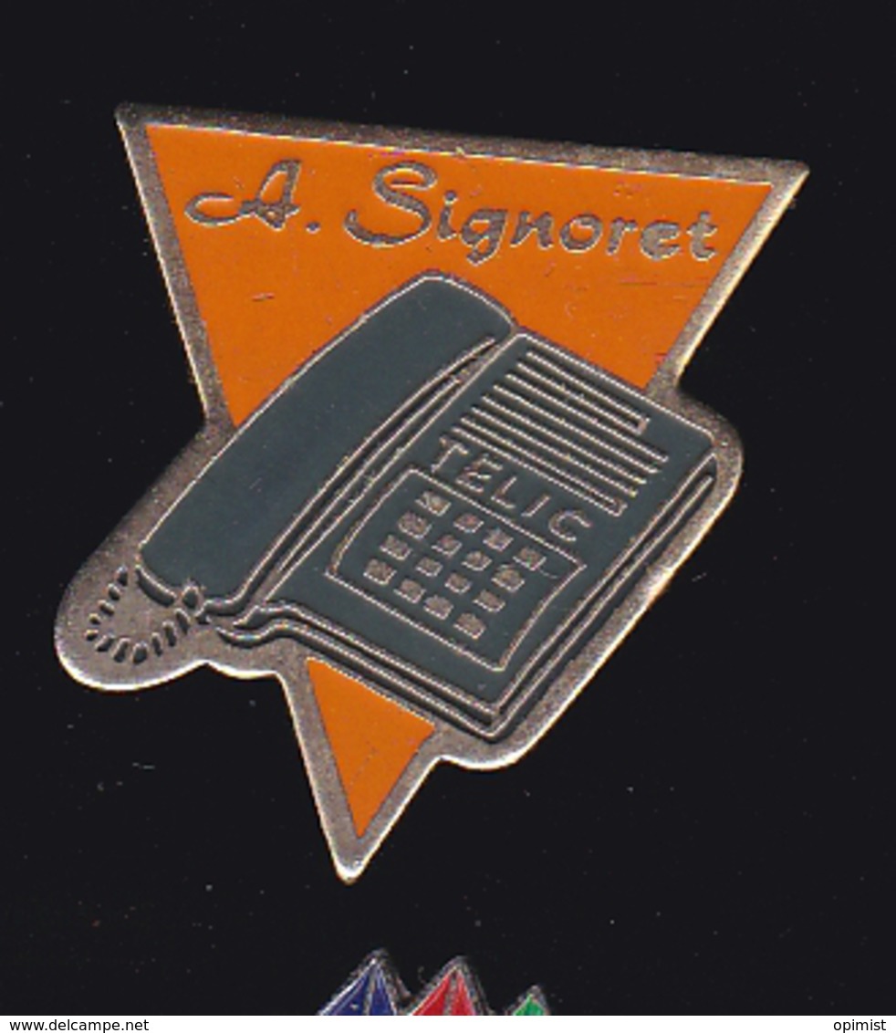 59912-  Pin's..A.signet.telic.telephonne. Communication. - France Telecom