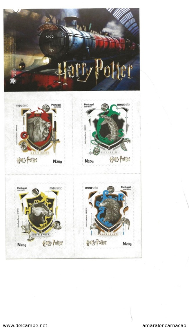 TIMBRES - STAMPS - SELLOS - FRANCOBOLLI -  PORTUGAL - HARRY POTTER - TIMBRES AUTO-ADHÉSIVES NEUFS - MHN - Cinema