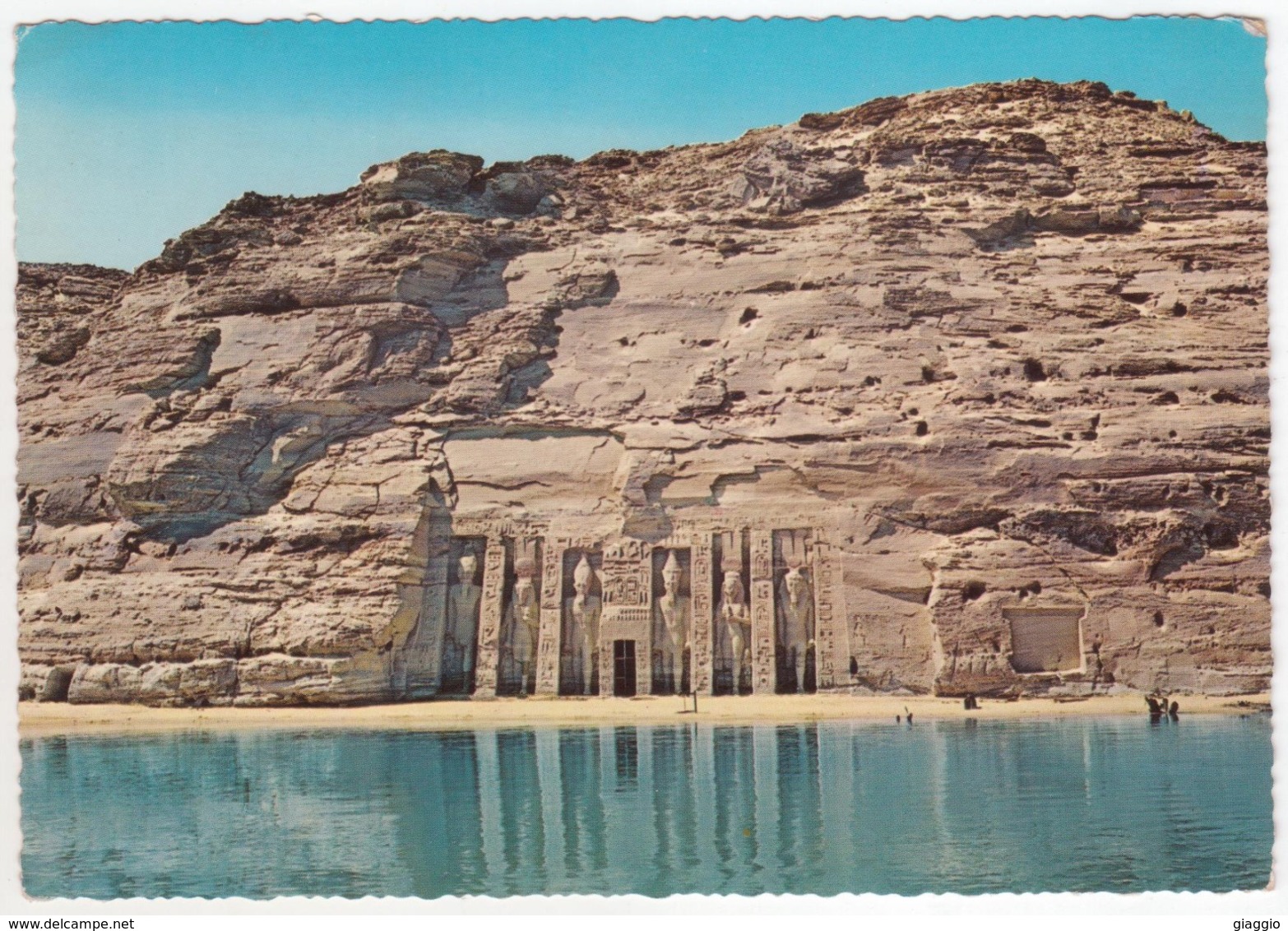 °°° 13981 - EGYPT - ABU SIMBEL - 1973 With Stamps °°° - Tempels Van Aboe Simbel