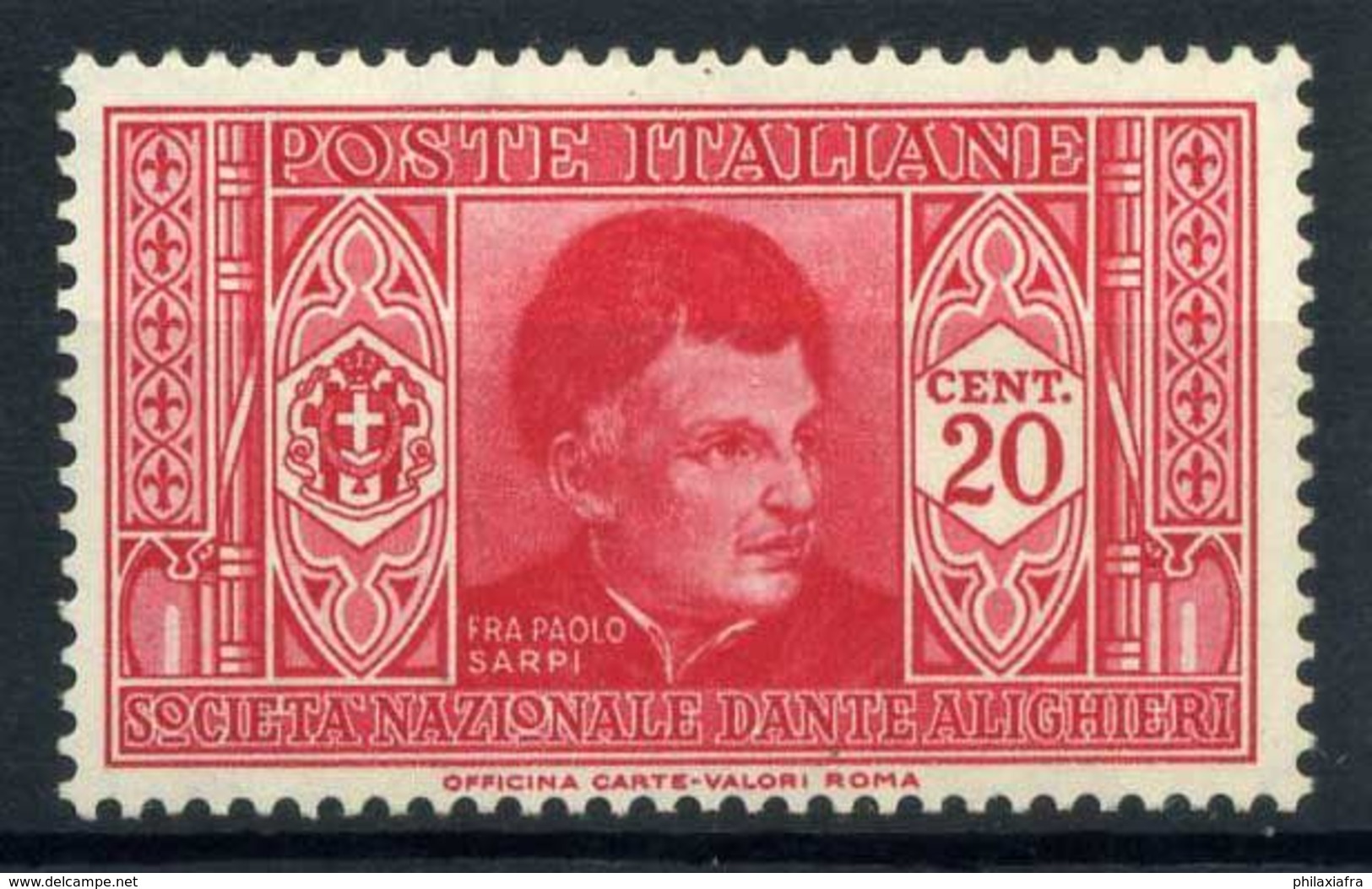 Italie Royaume 1932 Sass. 305 Neuf ** 100% Dante 20 C. - Neufs