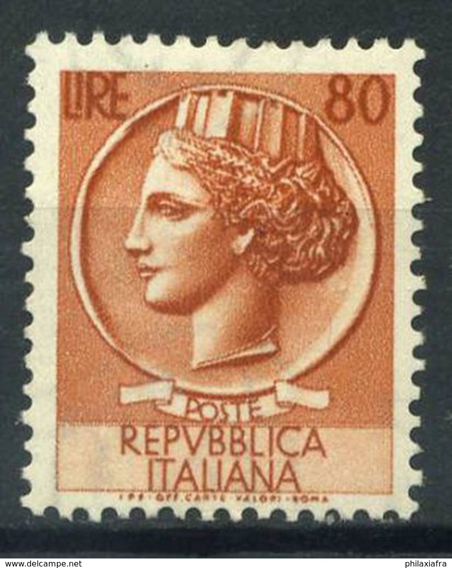 République Italie 1953 Sass. 718 Neuf ** 100% 80 L. Italie Turrita - 1946-60: Neufs