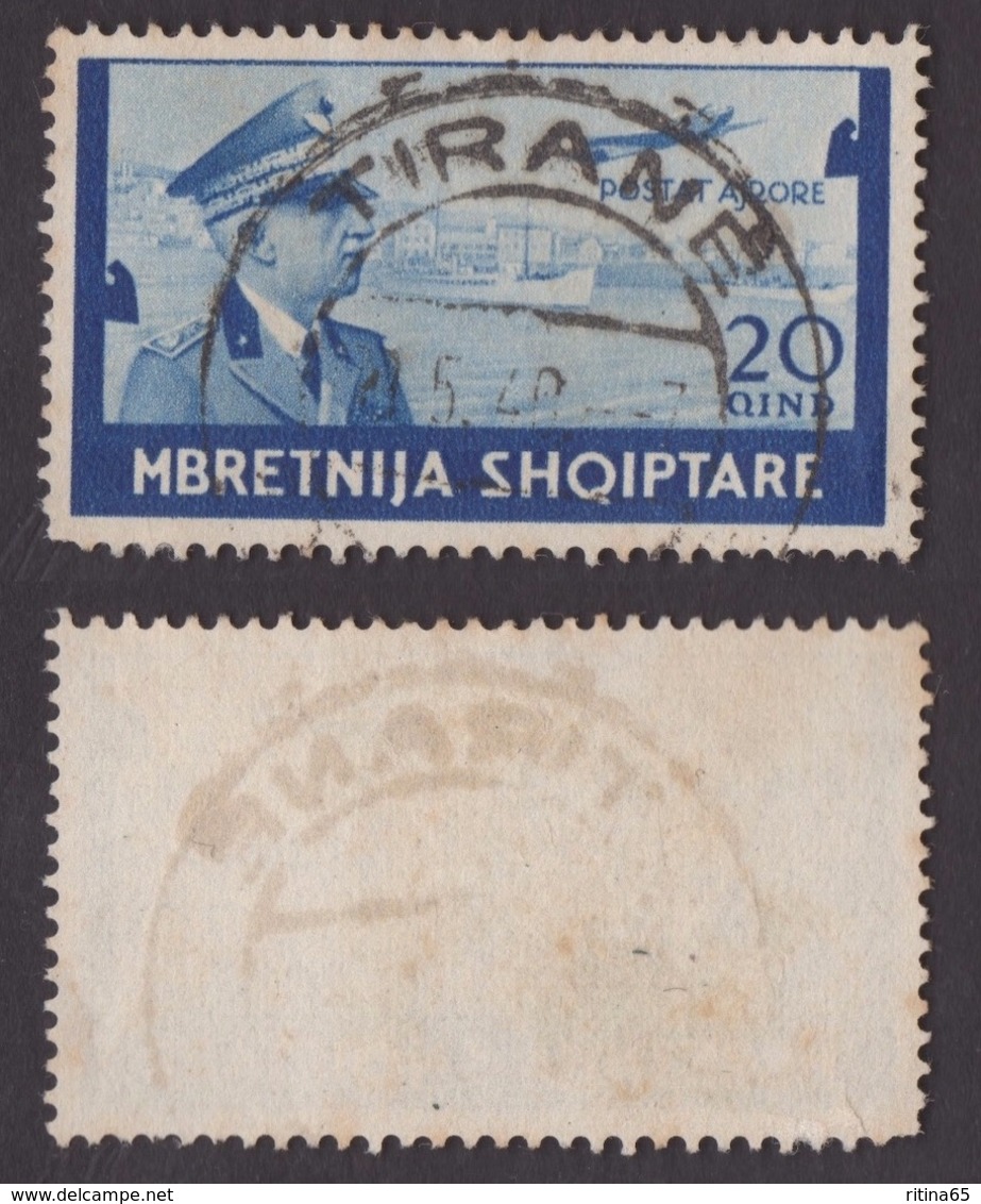 OCCUPAZIONE ALBANIA !!! 1940 20 Q. POSTA AEREA SERIE ORDINARIA !!! A7 - Albania