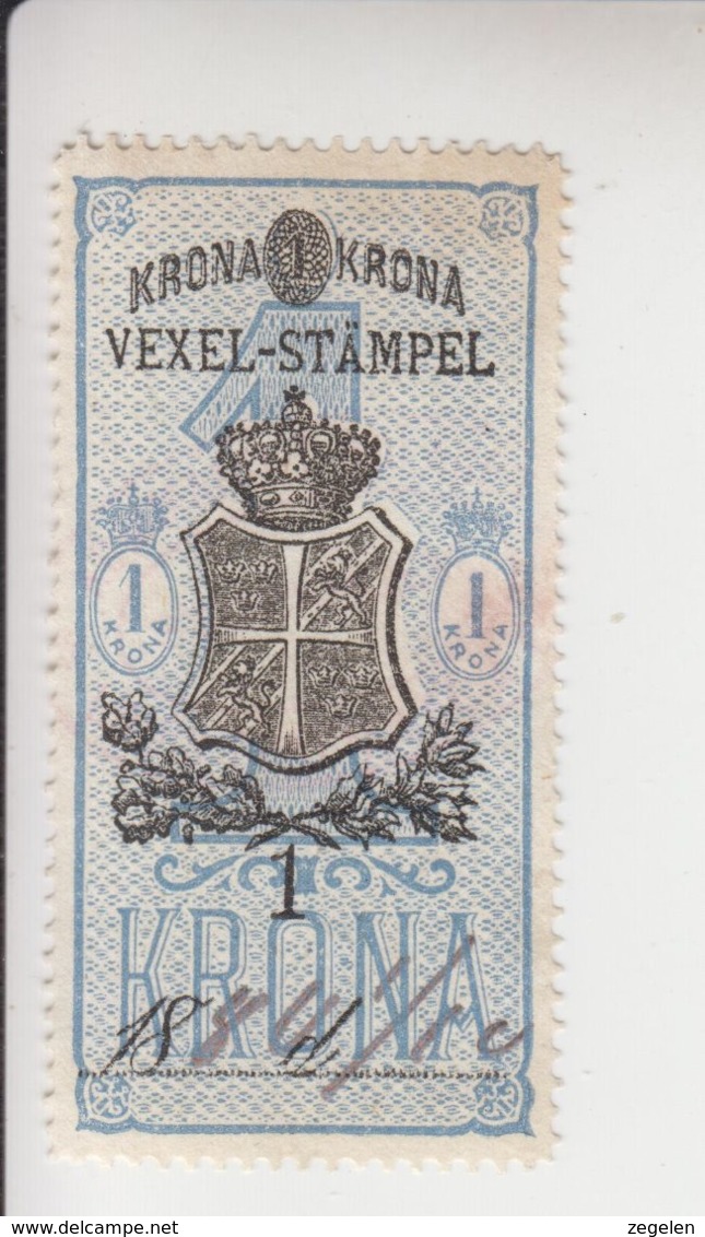 Zweden Fiskale Zegel Cat. Barefoot Vexel(Bills Of Exchange) 4 - Revenue Stamps