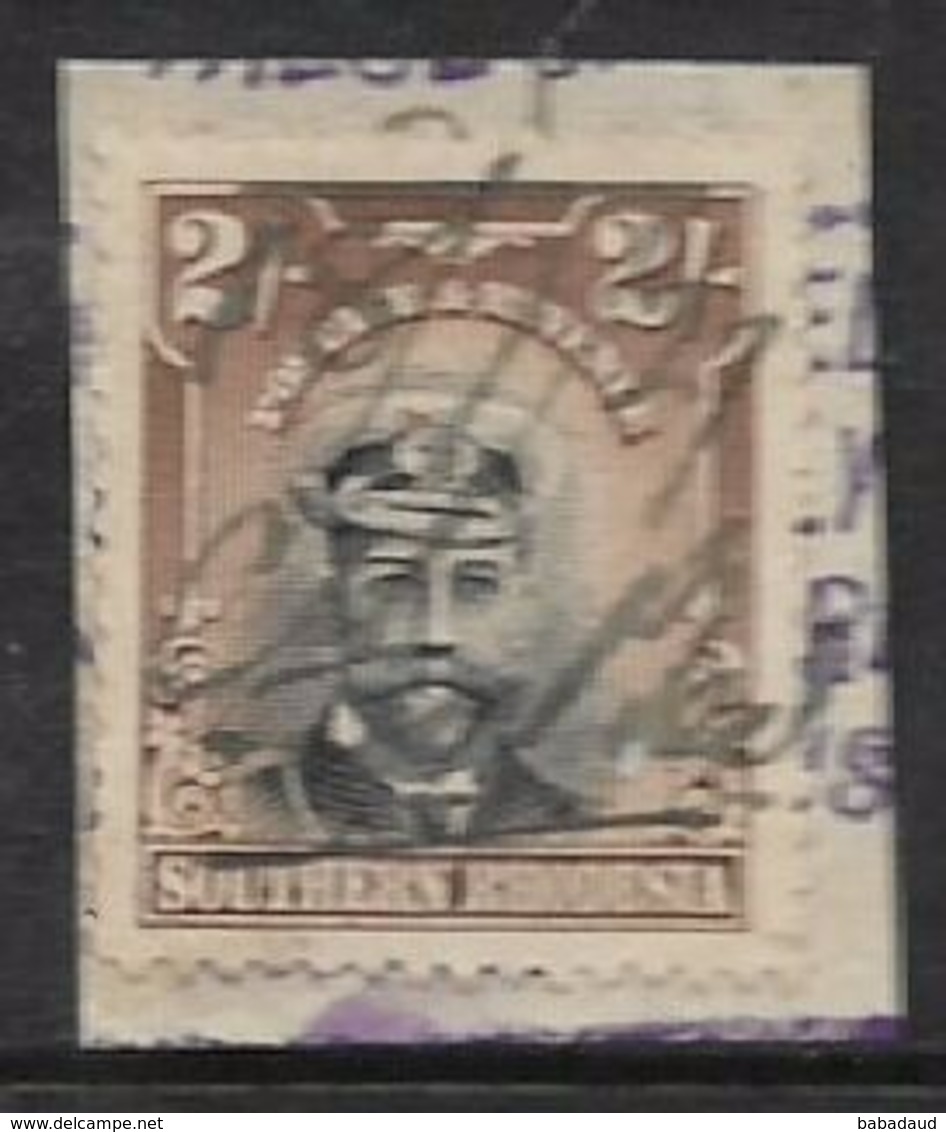 South Ern Rhodesia, Postage & Revenue,GVR,2/= Used On Fragment - Southern Rhodesia (...-1964)