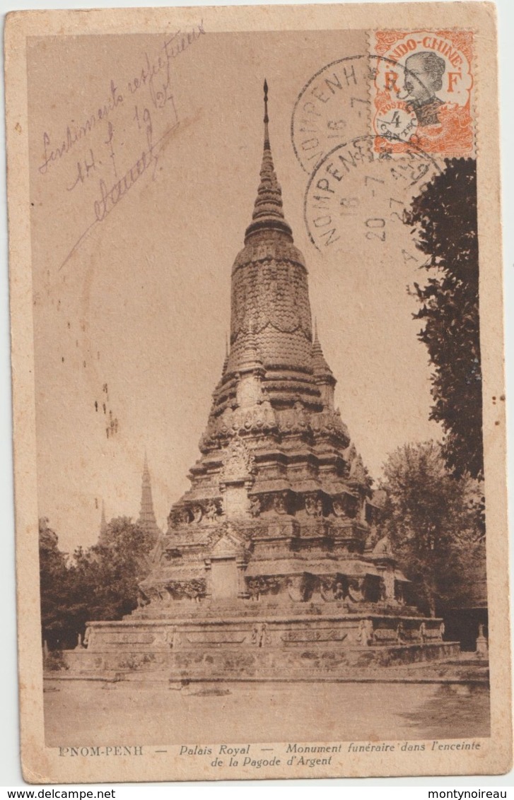 Asie : PNOM - PENH :  Palais  Royal , Monument  Funéraire   Dans La  Pagode  D ' Argent - Altri & Non Classificati