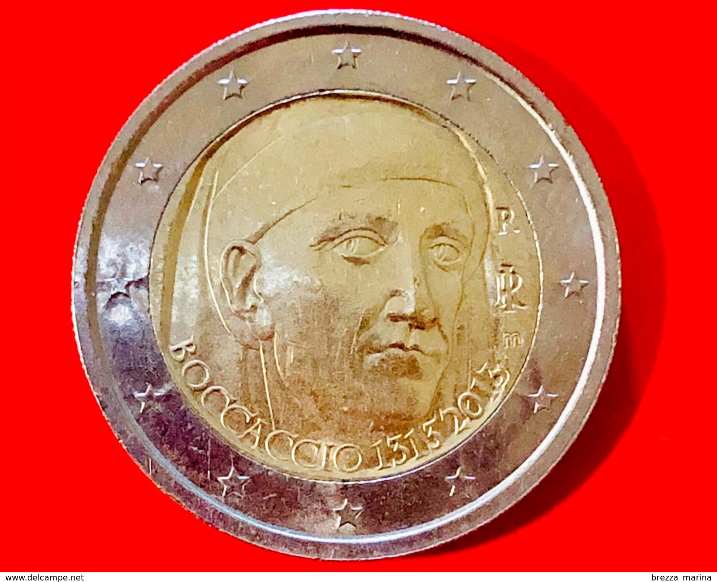 ITALIA - 2013 - Moneta - 700 Anni Della Nascita Di Giovanni Boccaccio - Euro - 2.00 - Italy