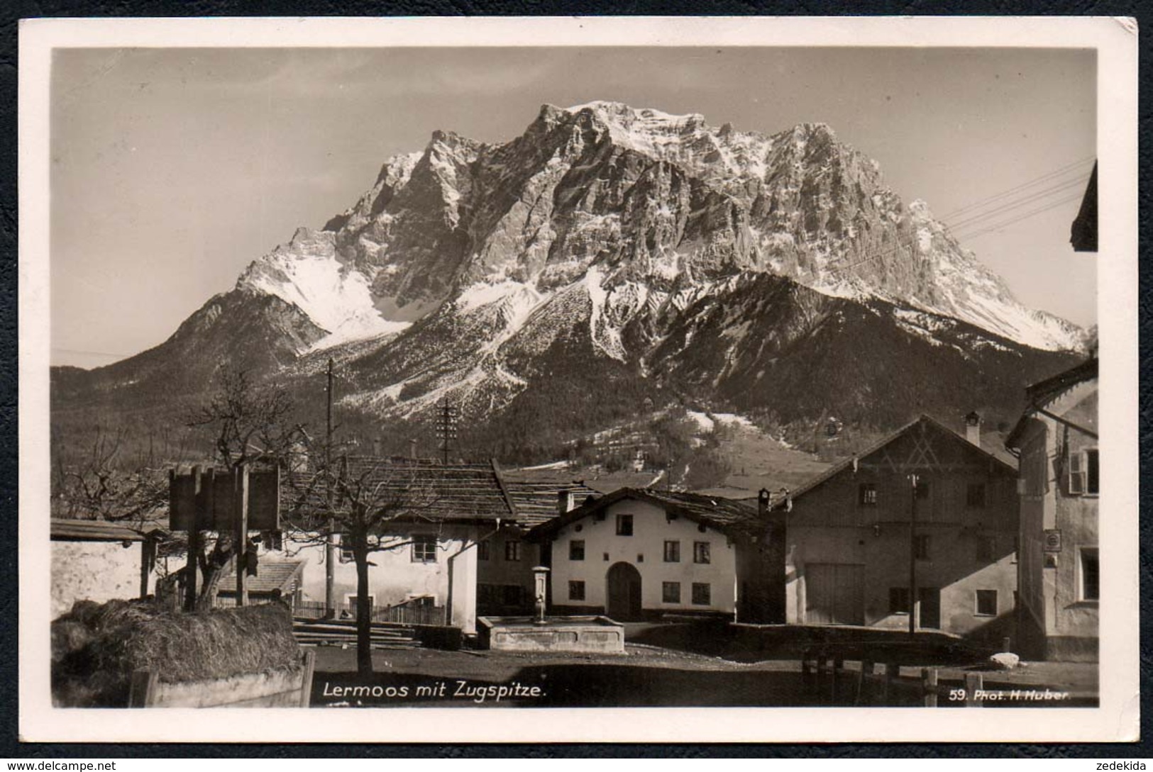 C7751 - Lermoos Mit Zugspitze - Hans Huber - Gel Mittenwald - Lermoos