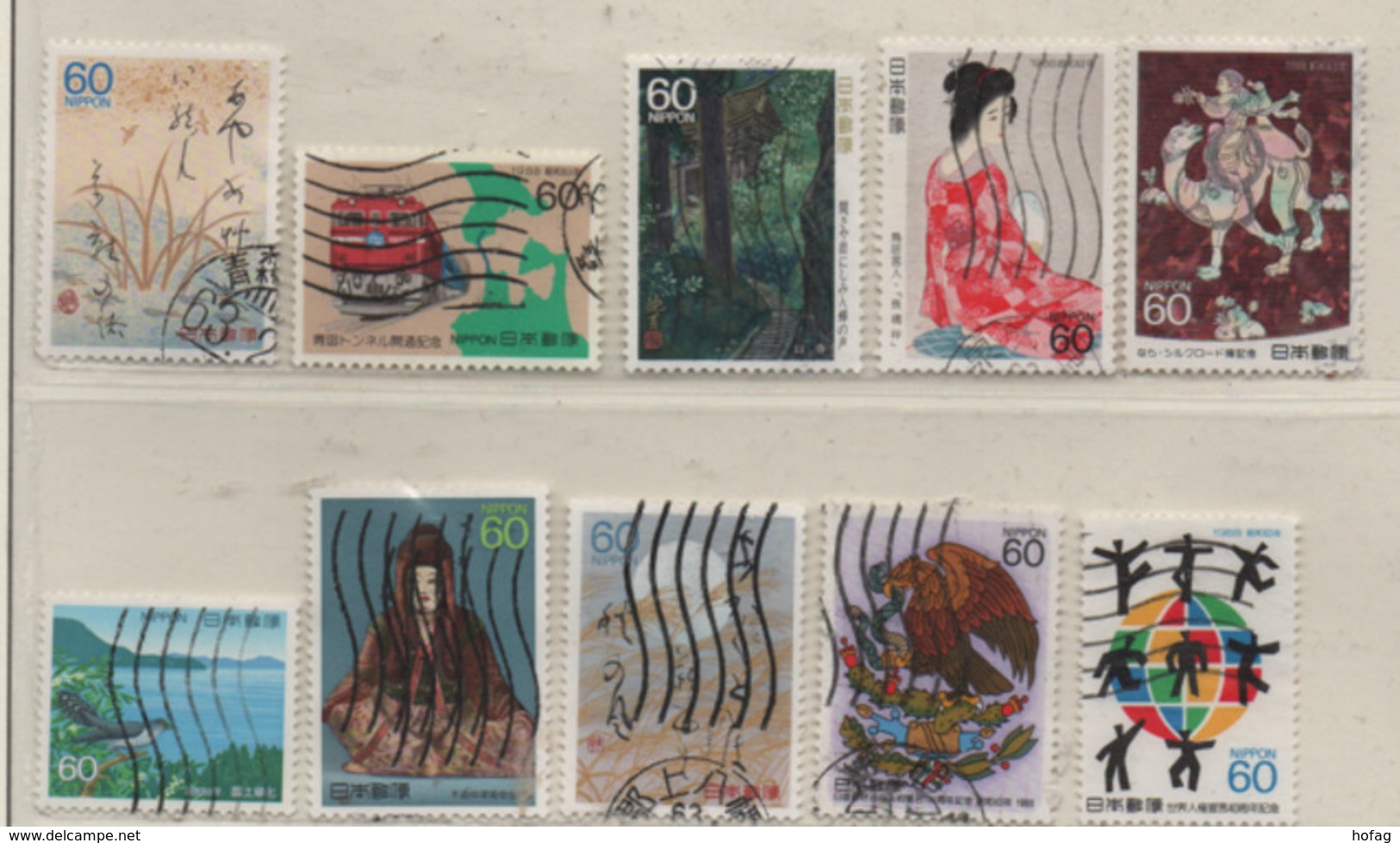 Japan 1988 Siehe Bild/Beschreibung 10 Marken Gestempelt; Used - Used Stamps